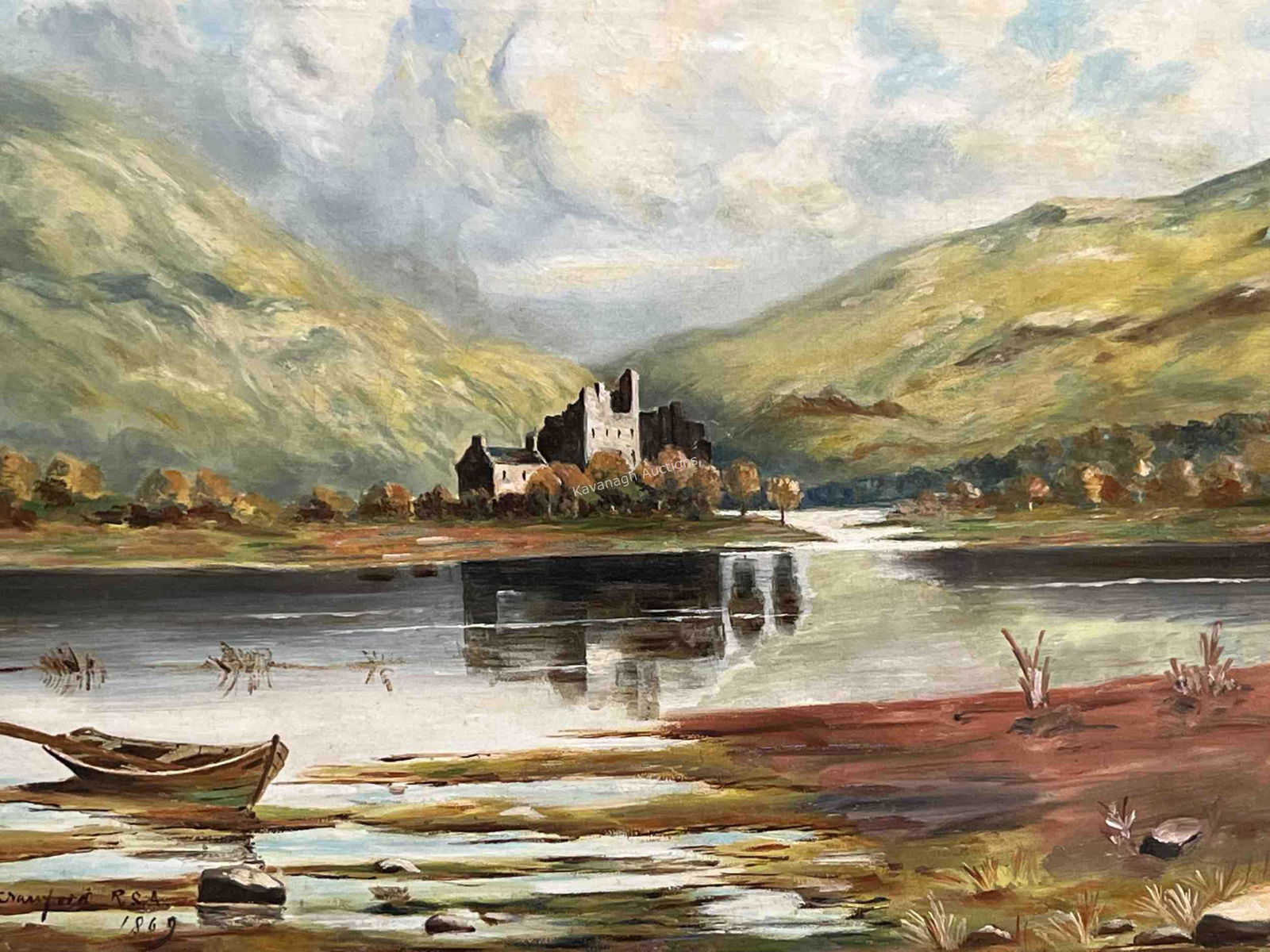 E. T. Crawford RSA Oil On Board, Landscape (1 of 6)