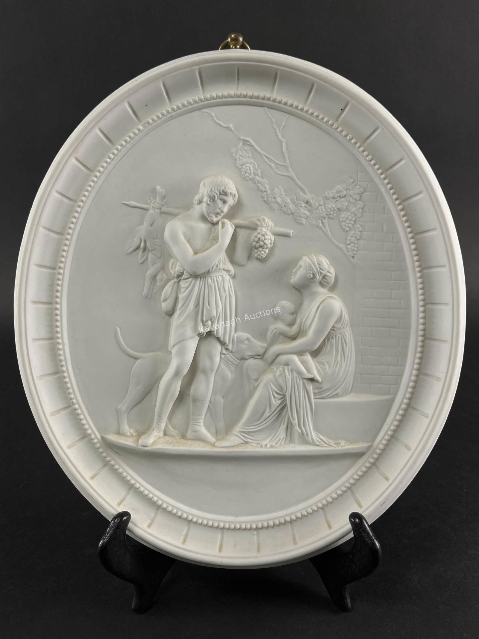 Bertel Thorvaldsen Four Seasons Bisque Plaque (1 of 7)
