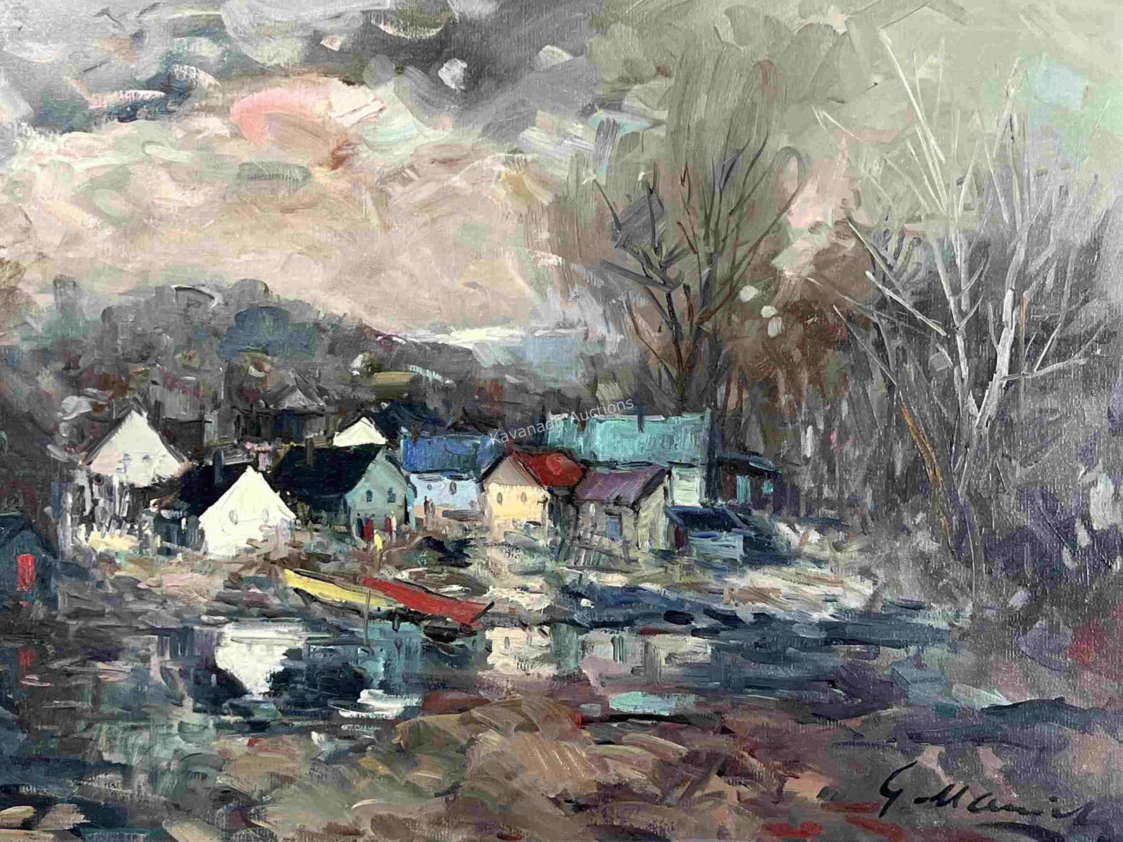 Geza Gordon Marich, Oil on Canvas, Landscape (1 of 5)