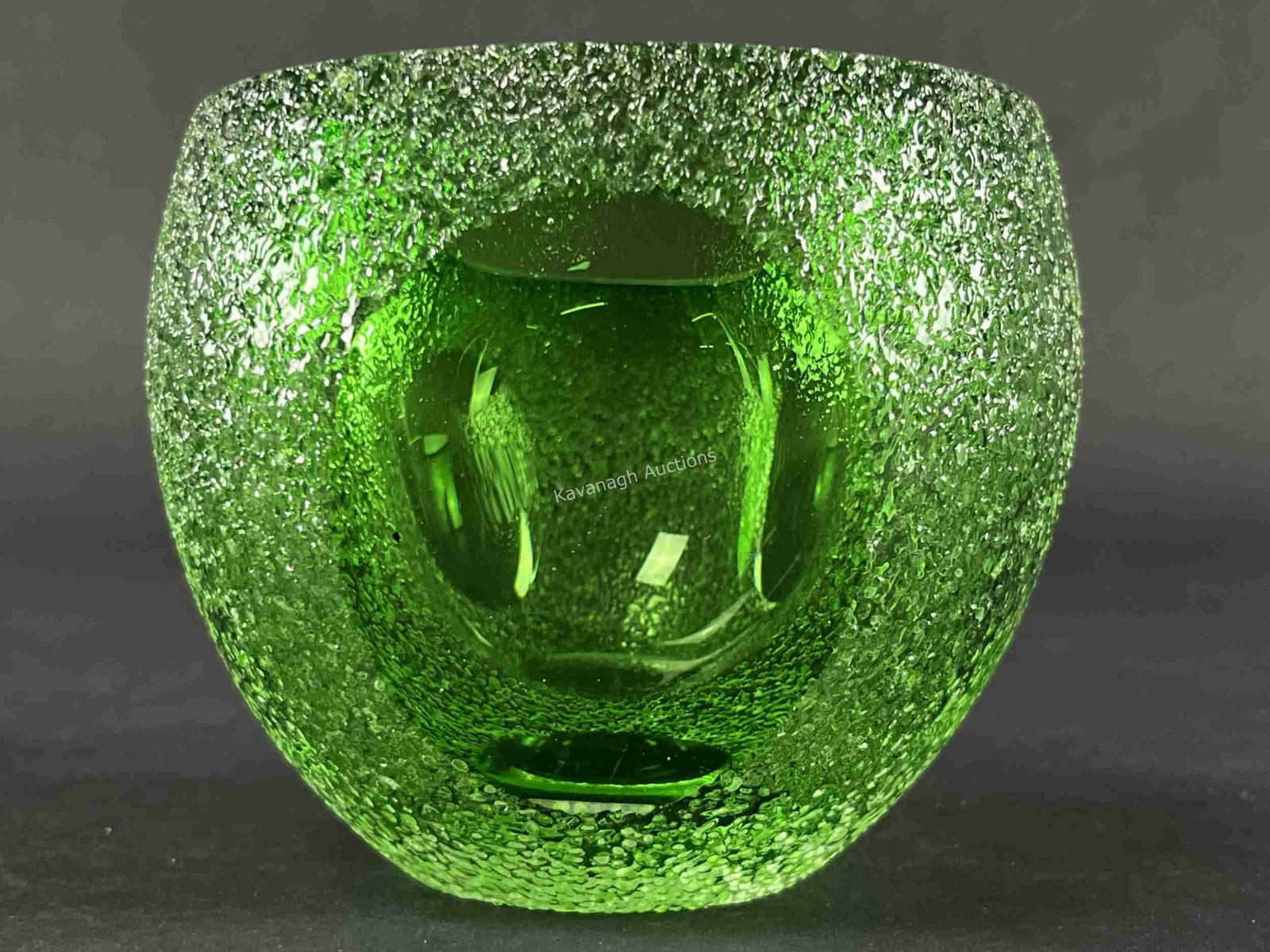 Alessandro Mandruzzato Murano Faceted Glass Vase (1 of 7)