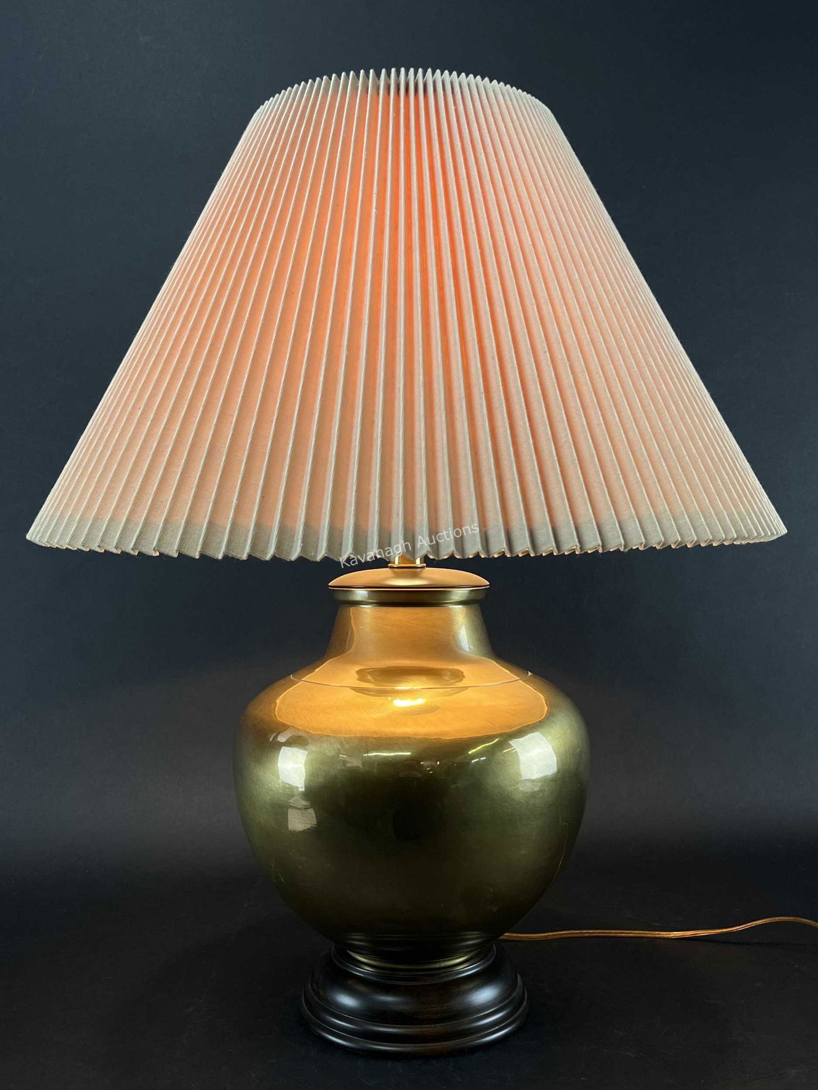 Modernist Brass Urn Lamp (1 of 8)