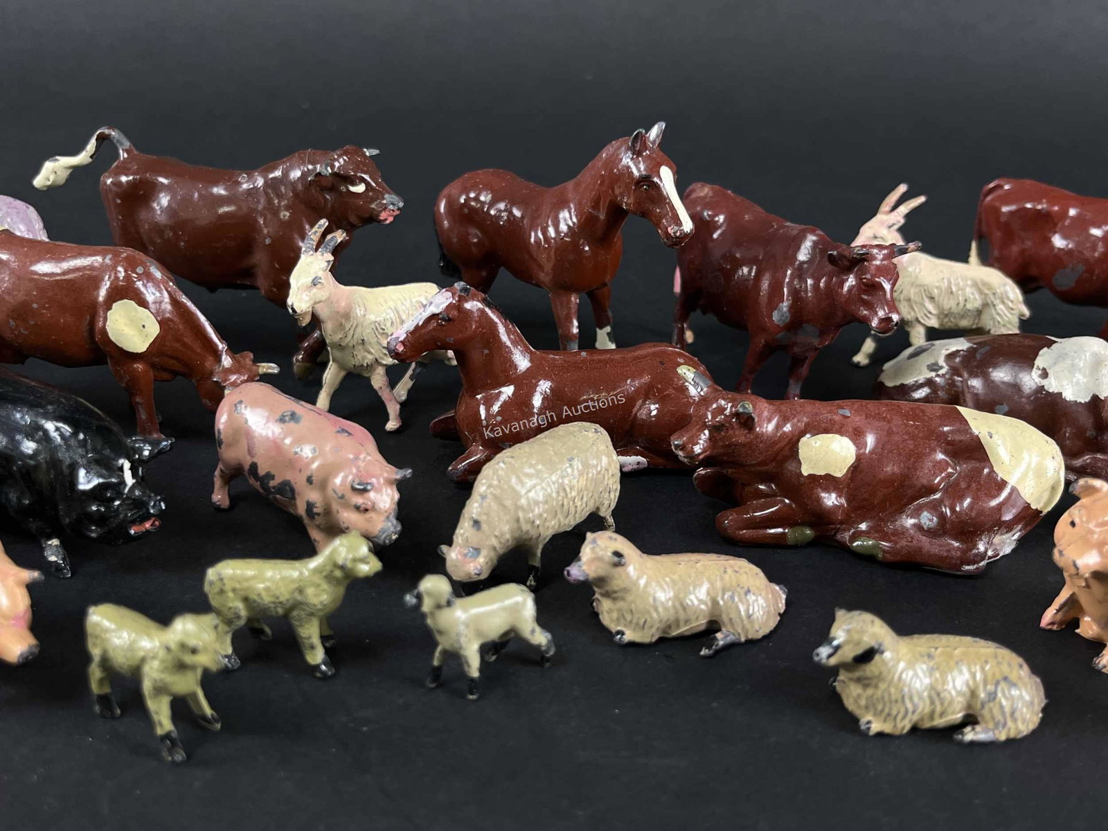Lot Britains Cast Lead Farm Animals, Figurines (1 of 7)
