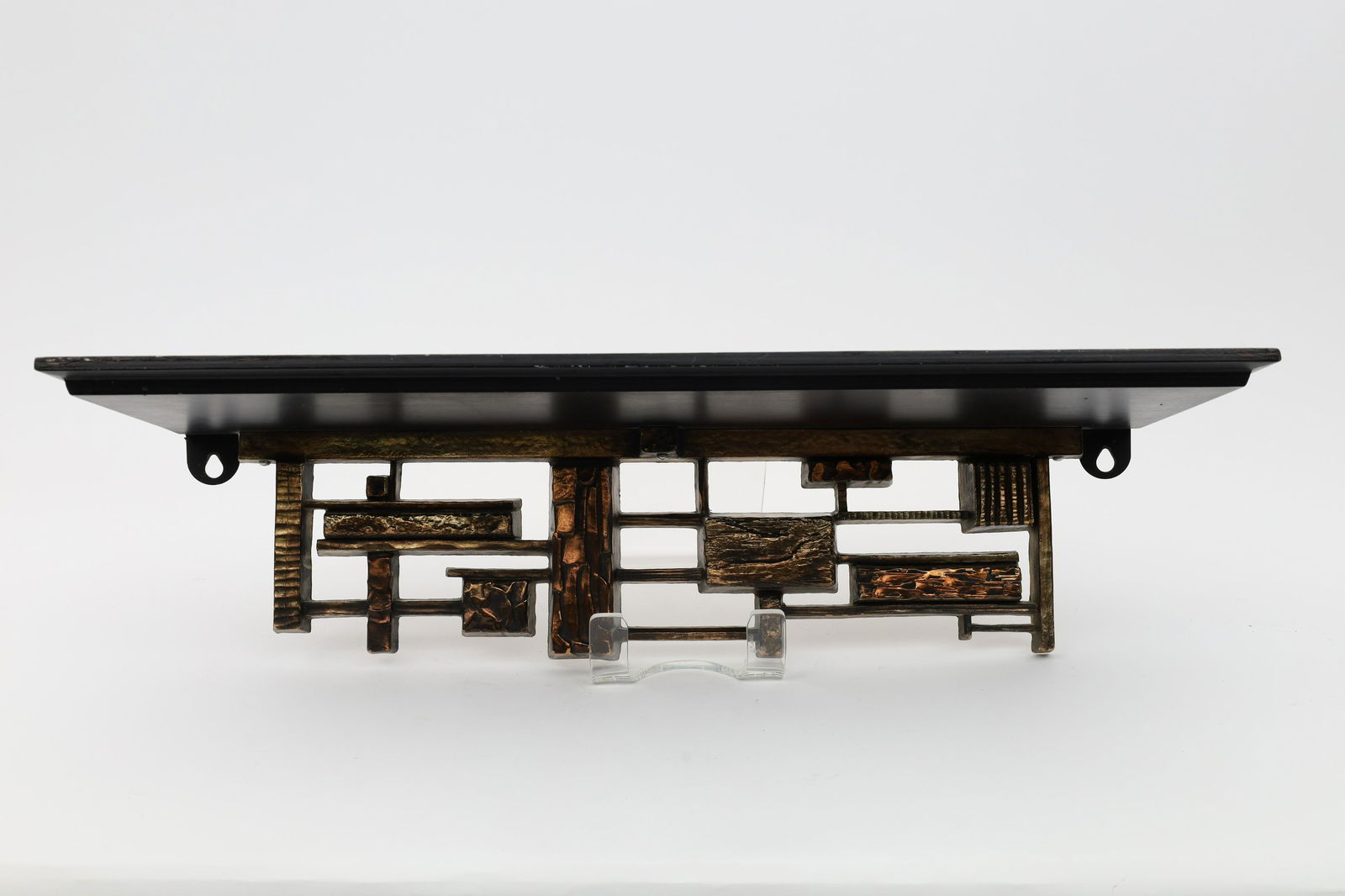 Mid Century Modern Brutalist Syroco Wall Shelf (1 of 10)