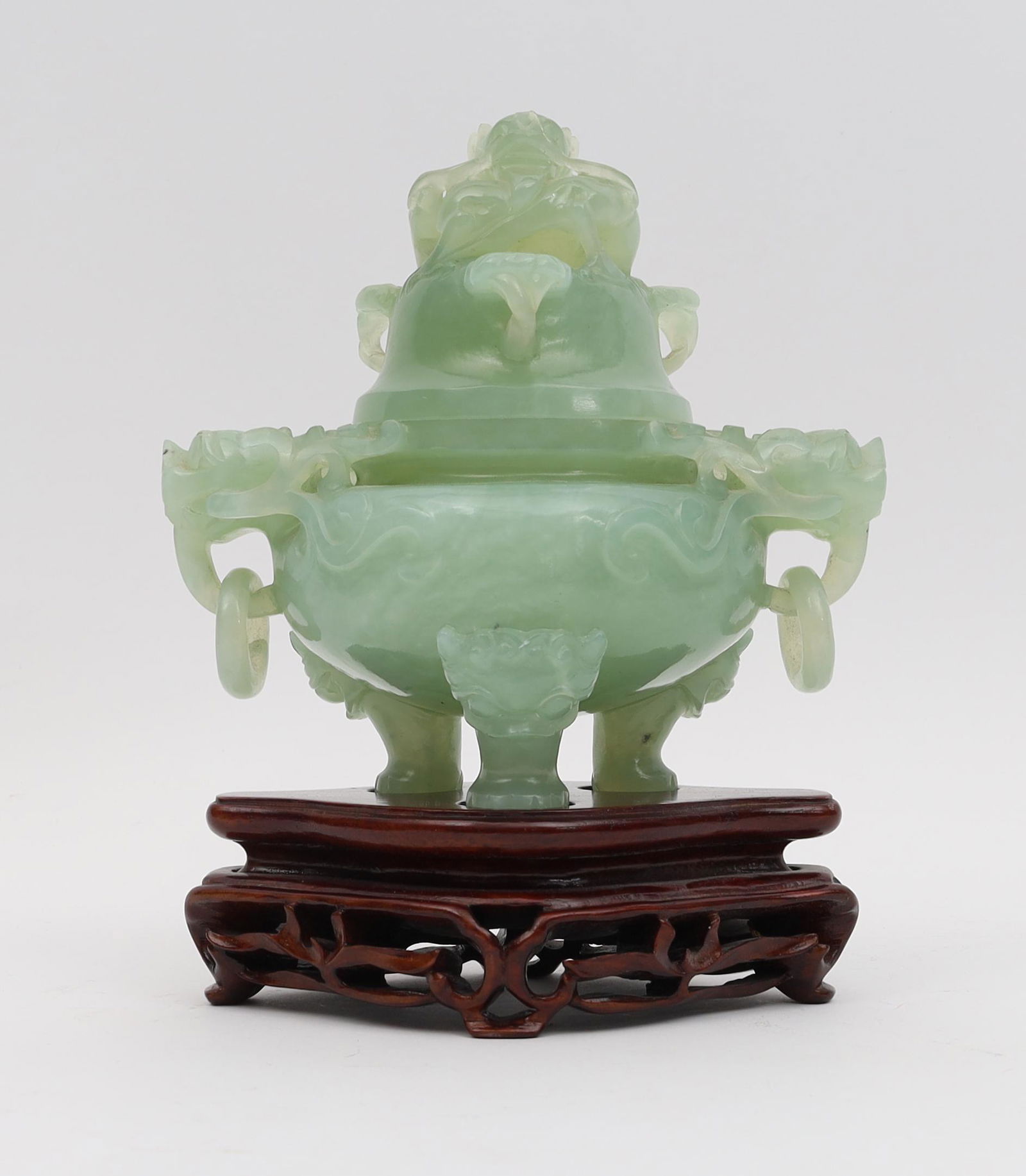 Chinese Carved Jade Incense Burner (1 of 13)