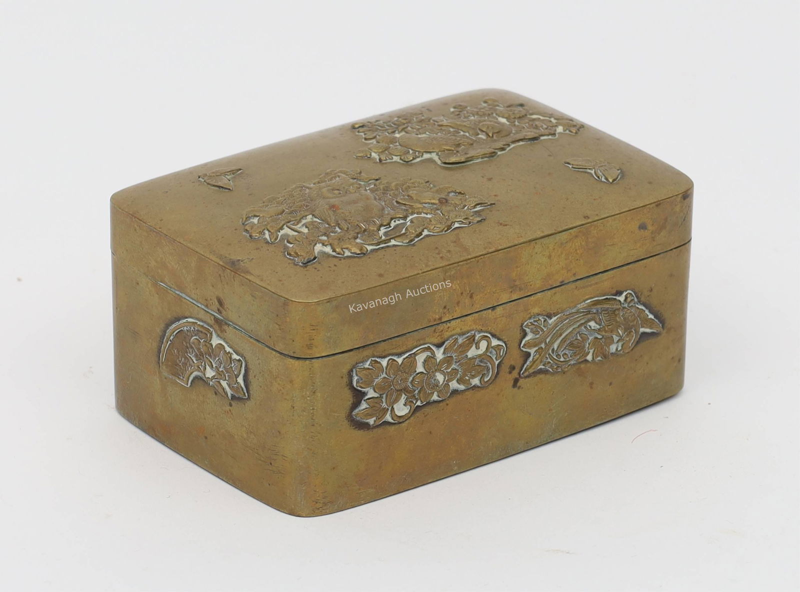 Antique Japanese Bronze / Brass Box (1 of 8)
