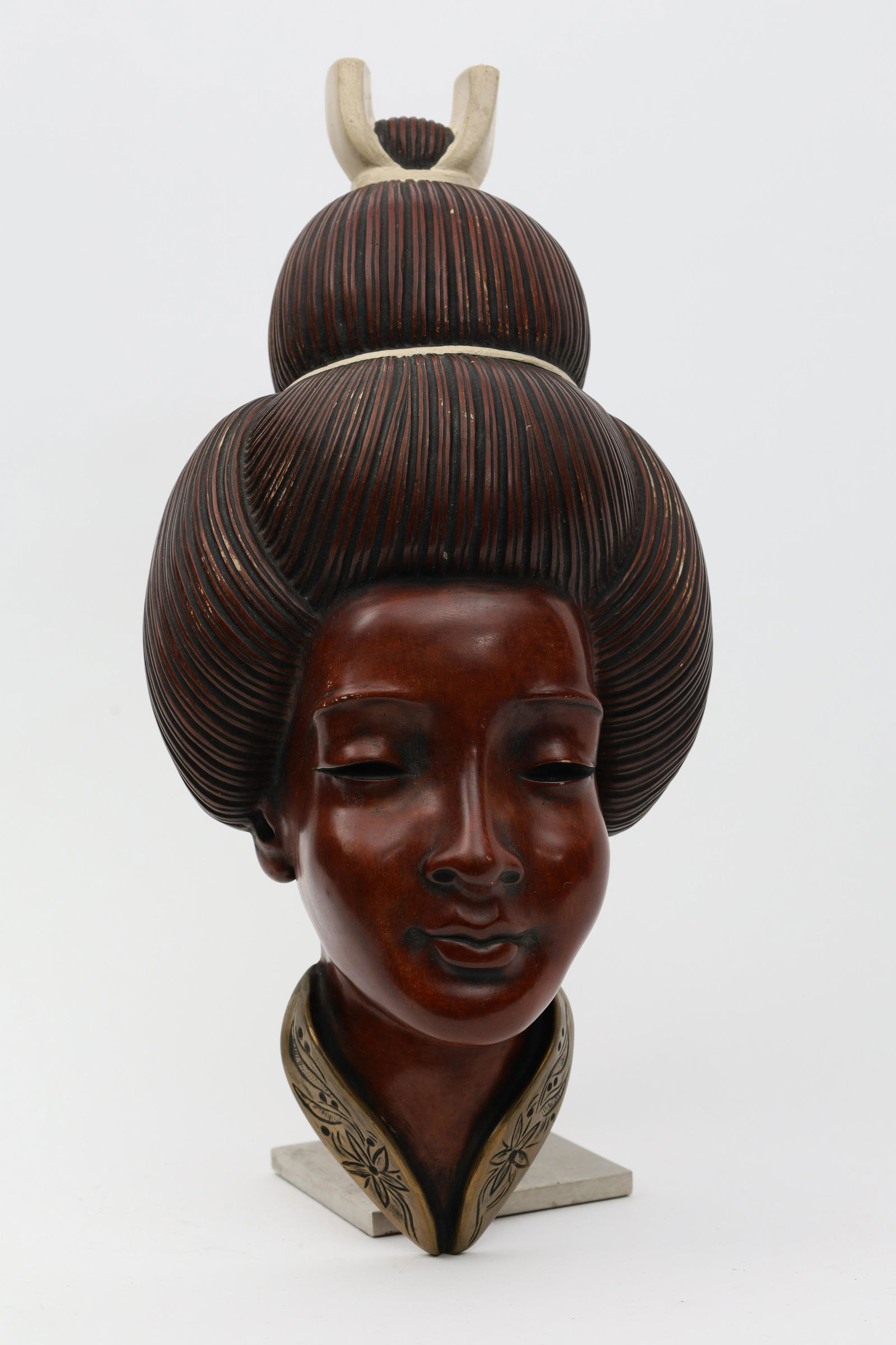 1950s Germany Achatit Asian Woman Wall Mask (1 of 9)