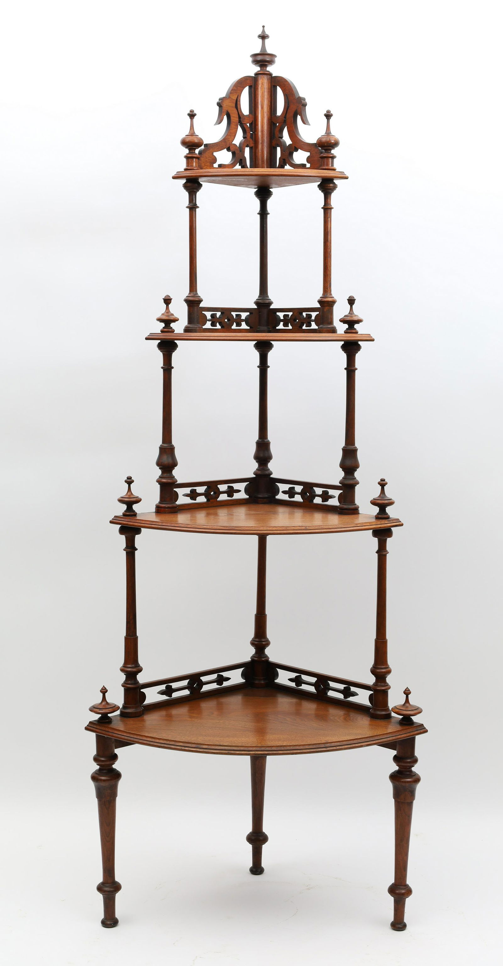 Antique Victorian Corner Whatnot Curio Shelf (1 of 10)