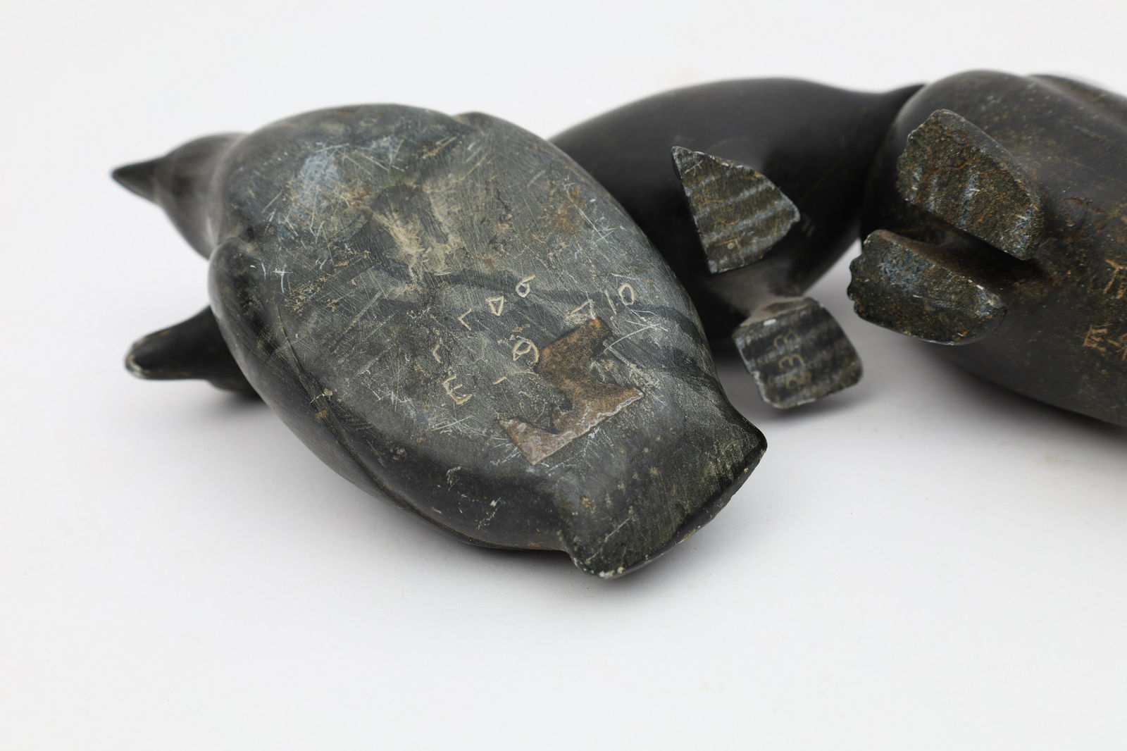 Lot Vintage Inuit Eskimo Carved Soapstone Birds (1 of 13)