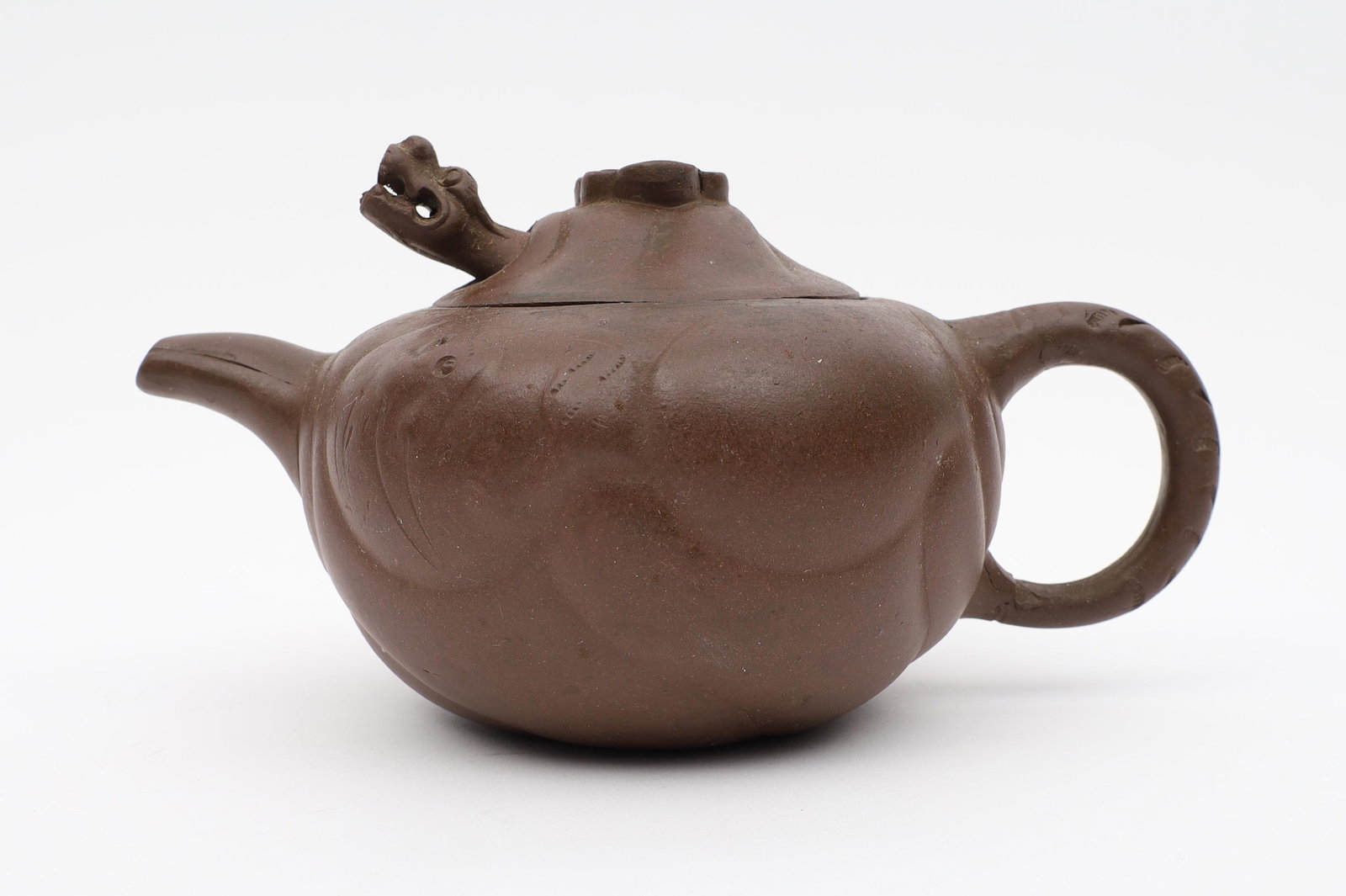 Signed Chinese Yixing Dragon Teapot (1 of 7)