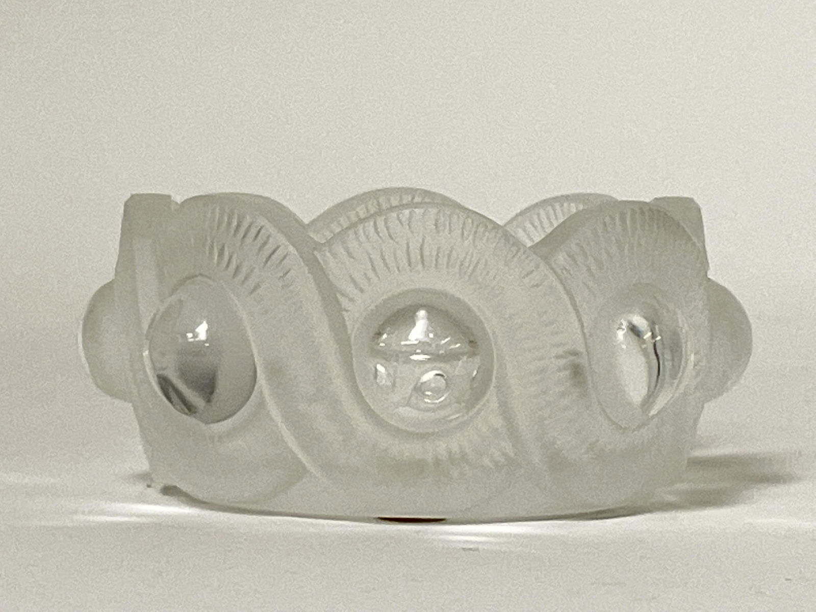 Lalique Art Deco Gao Serpentine Ashtray Bowl (1 of 4)