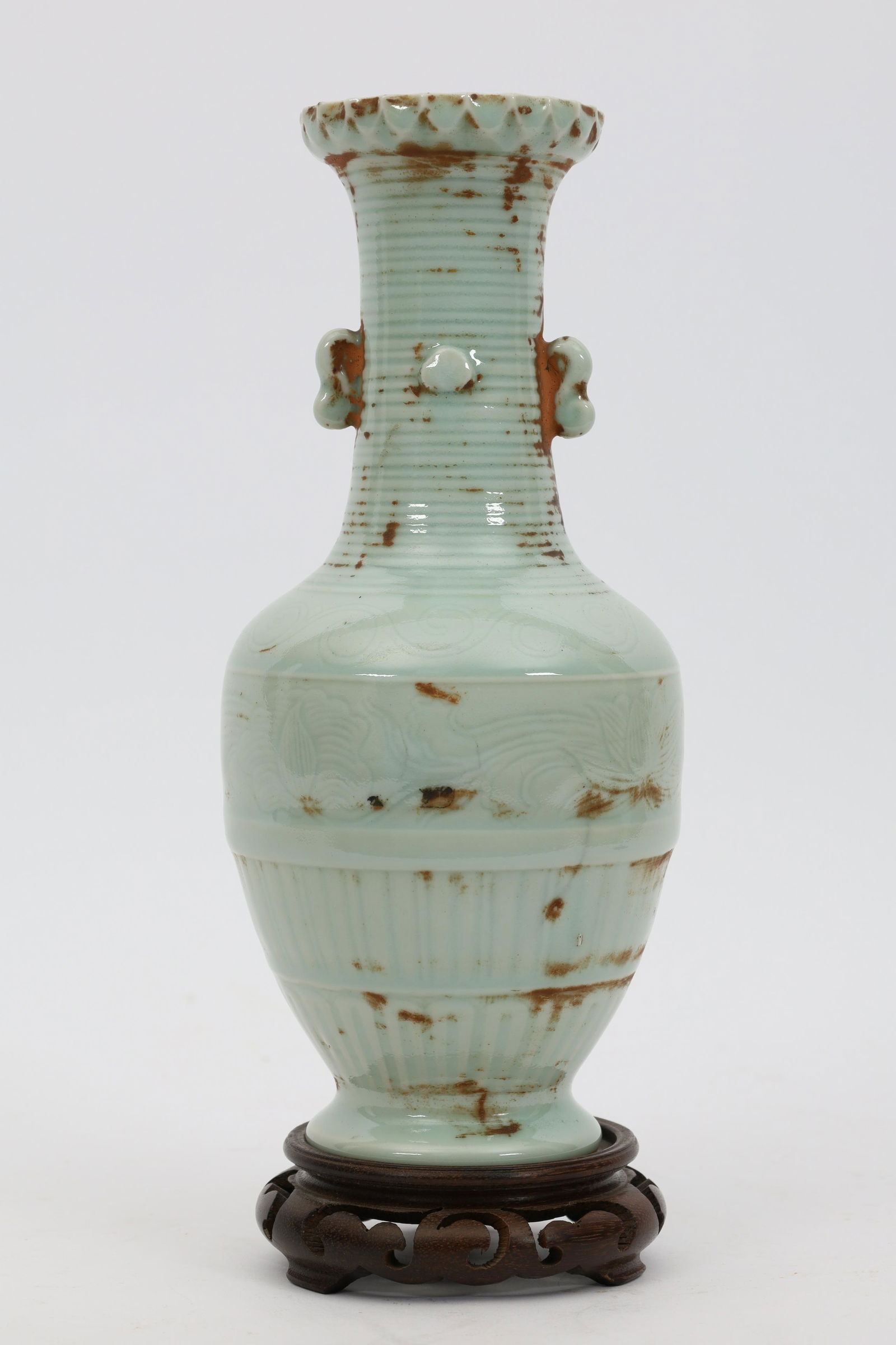Signed Chinese Celadon Porcelain Vase (1 of 6)