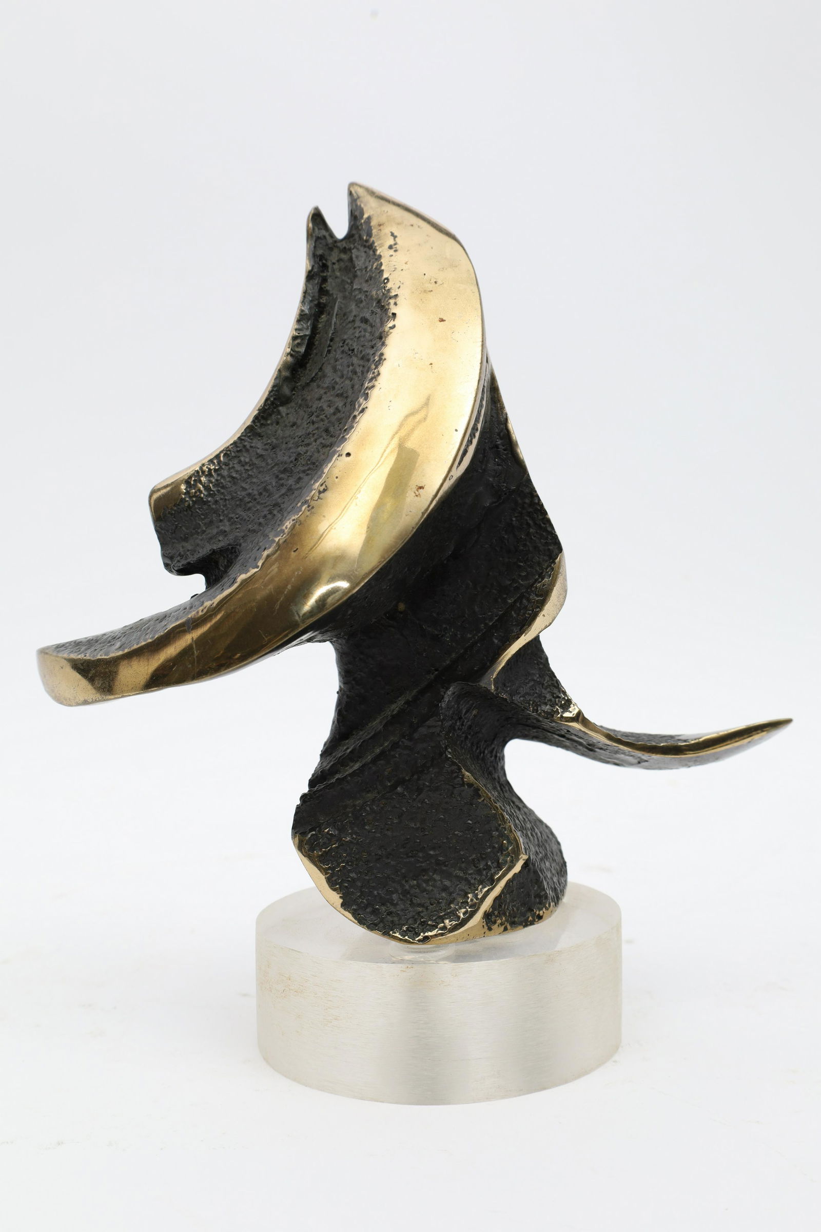 Richard Klode Modernist Abstract Brass Sculpture (1 of 6)