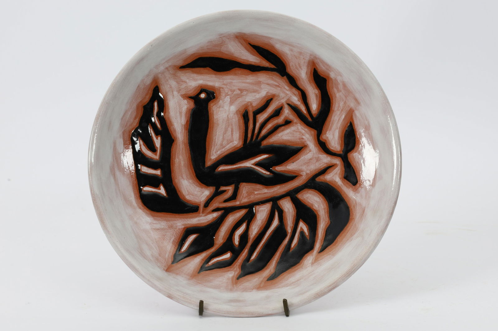 Jean Lurcat French Modernist Pottery Bird Plate (1 of 4)