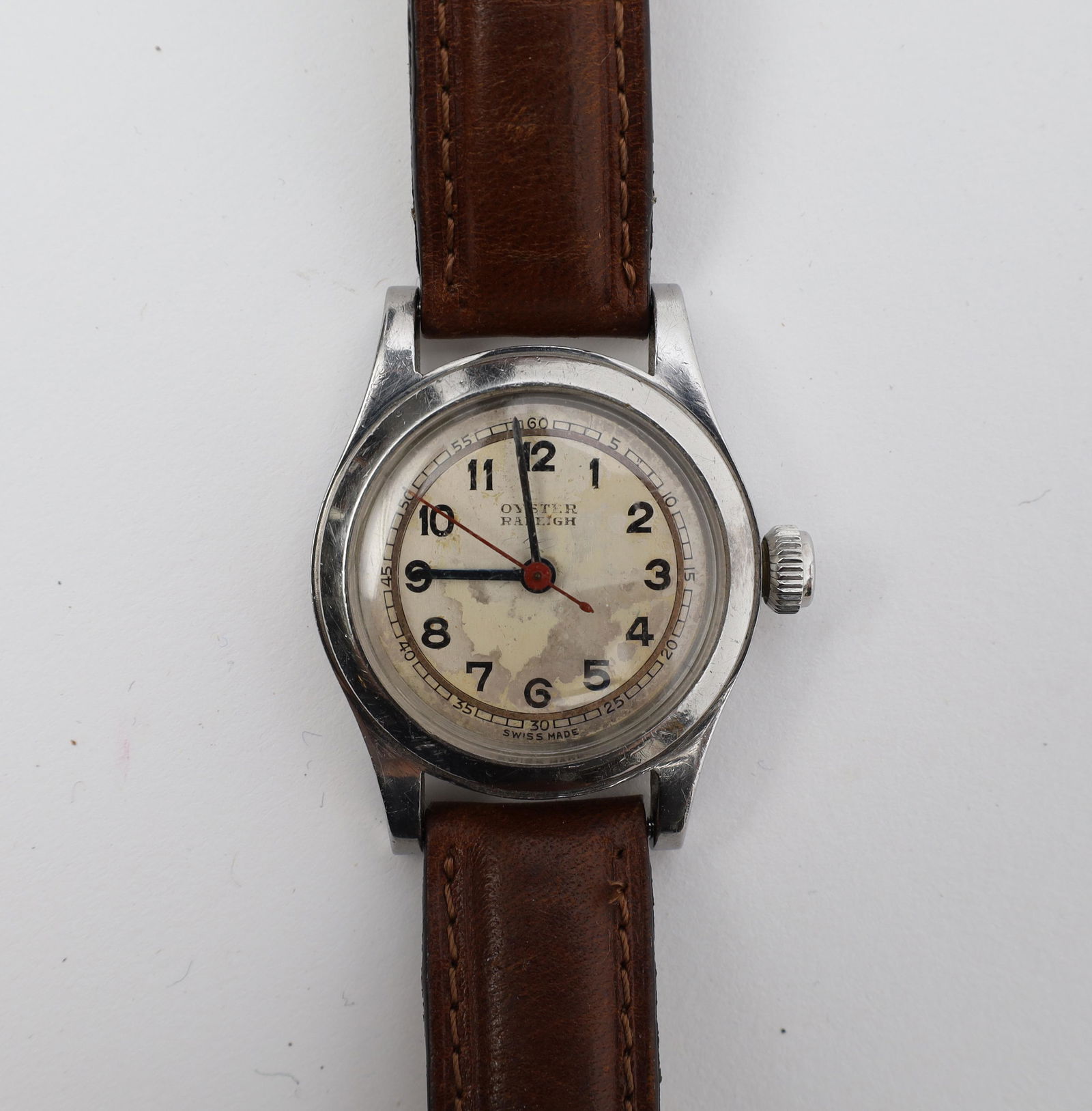 1940s Wwii Rolex Oyster Raleigh Wrist Watch (1 of 4)