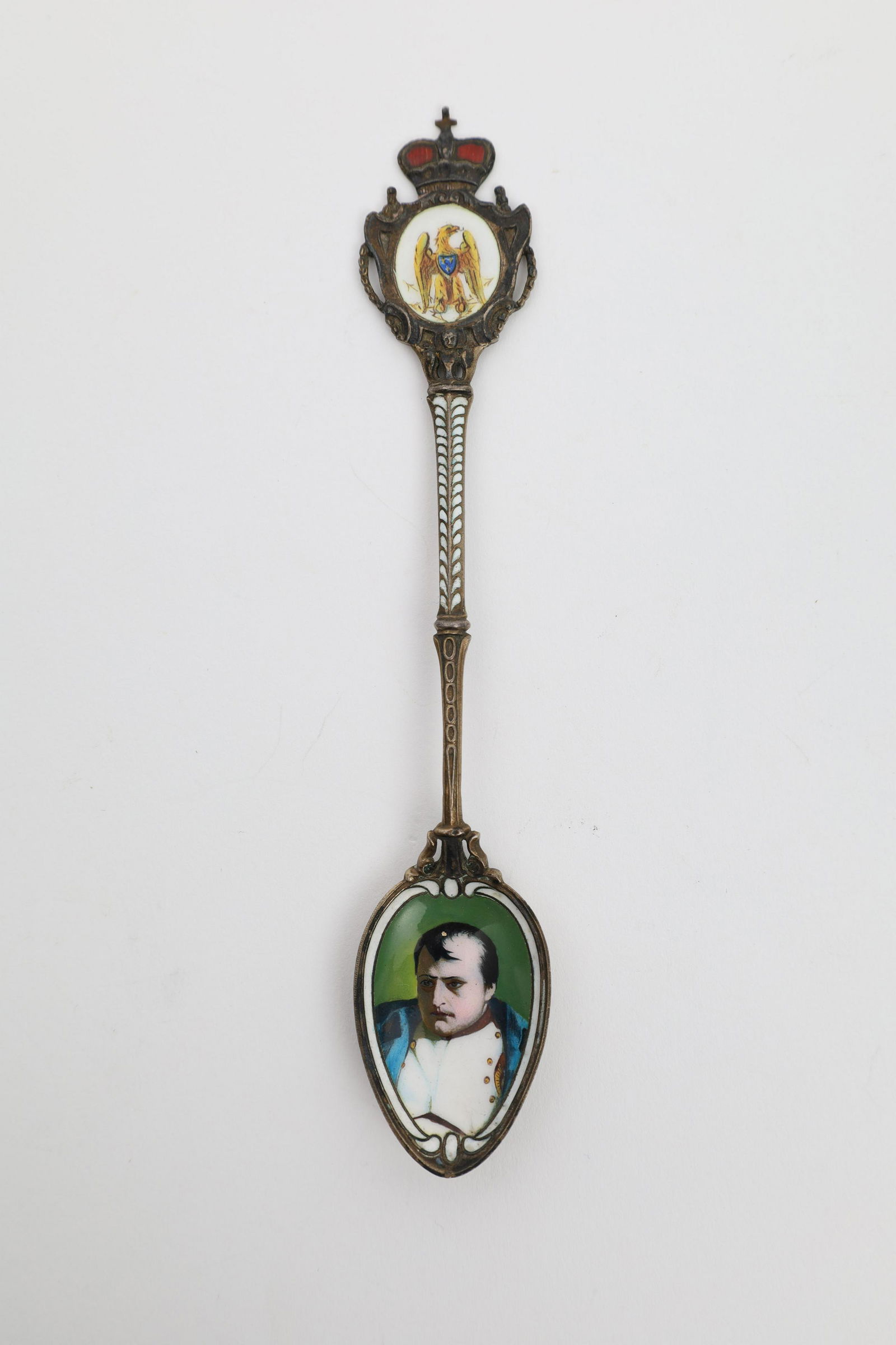 Napoleon Bonaparte Silver Enamel Souvenir Spoon (1 of 6)
