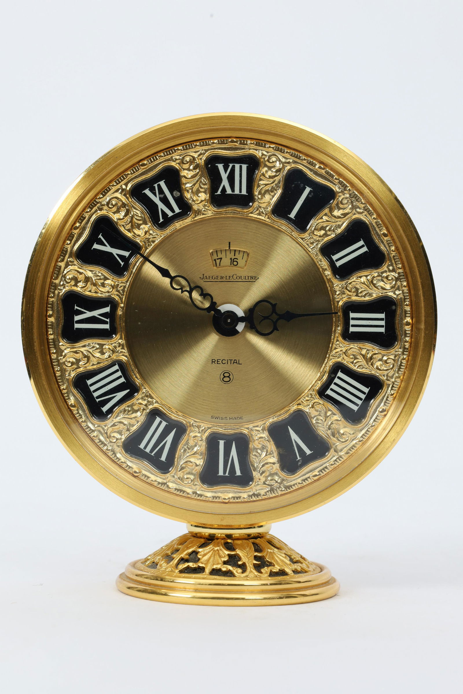 Swiss Jaeger Lecoultre Recital 8 Day Clock Scroll (1 of 5)