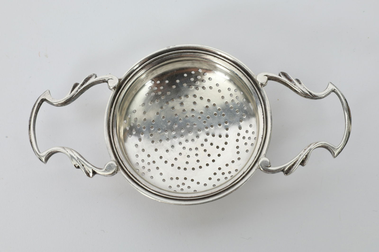 Royal Jubilee English Sterling Silver Tea Strainer (1 of 5)