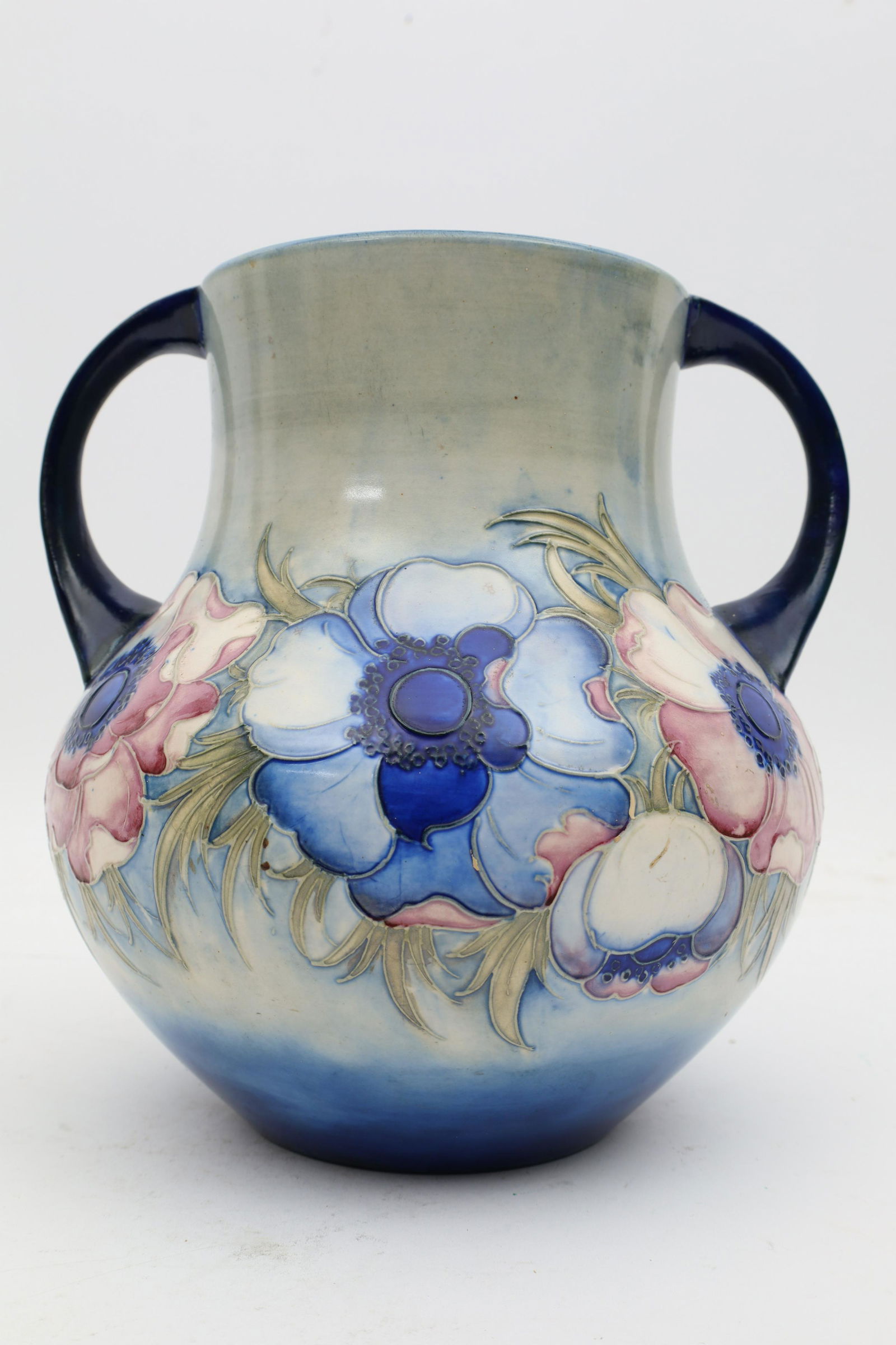 Large Moorcroft Anemone Pattern Twin Handled Vase (1 of 6)
