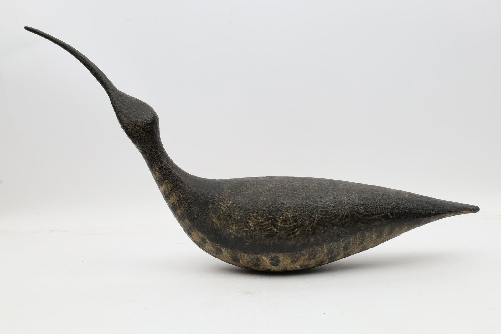 Quebec Folk Art Carved Wood Sandpiper / Curlew (1 of 6)