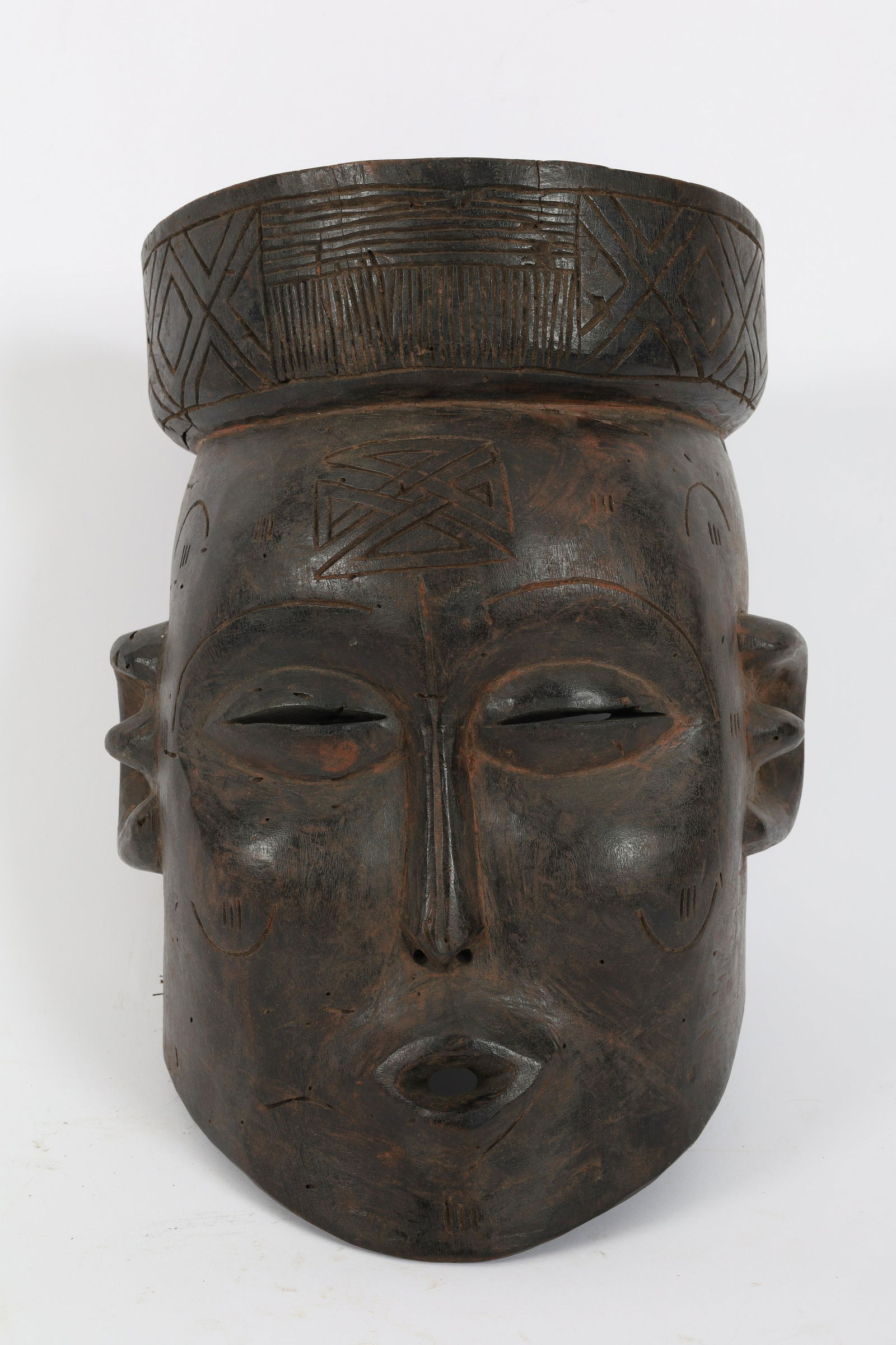 African DRC Lele / Kuba Ceremonial Helmet Mask (1 of 7)