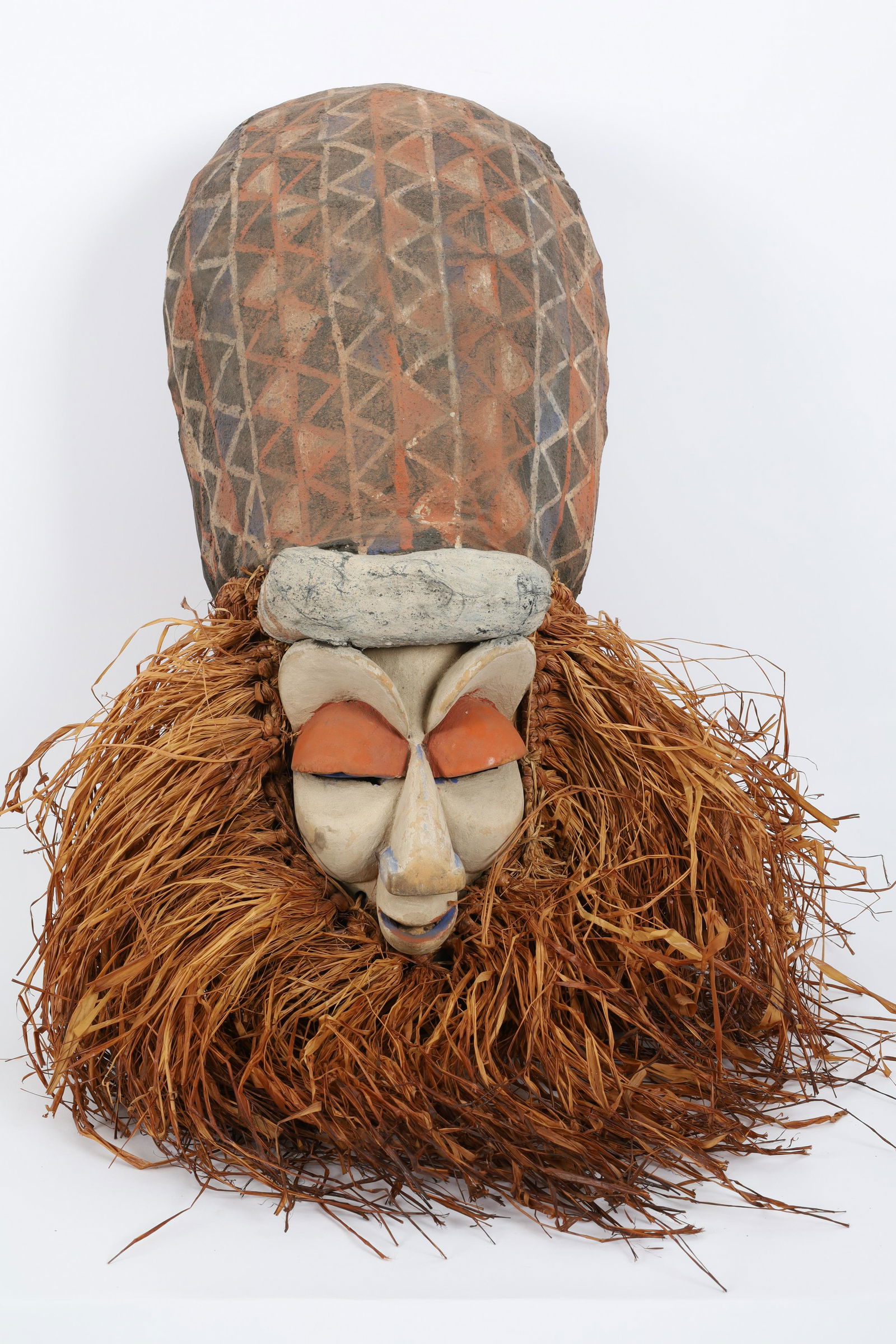 Antique African DRC Nkanu Ceremonial Yaka Mask (1 of 9)