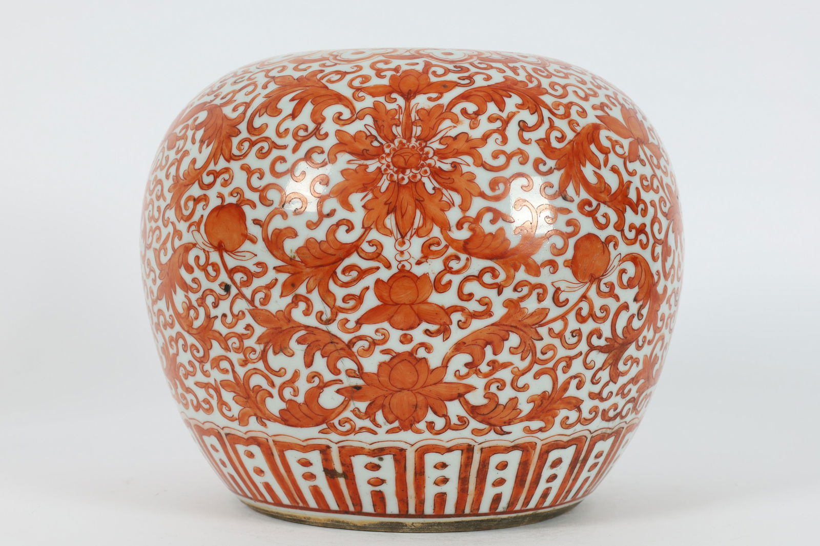Antique Chinese Coral Ginger Jar (1 of 12)