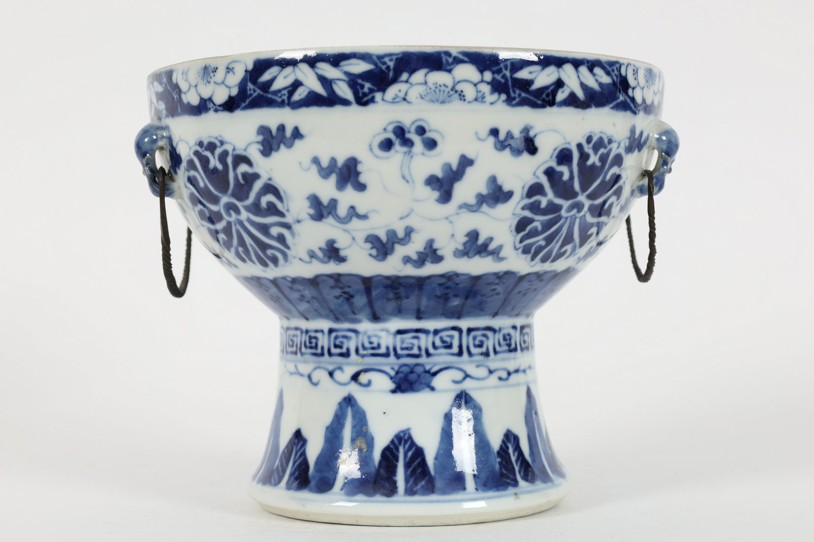 Antique Chinese Blue and White Stem Cup (1 of 11)