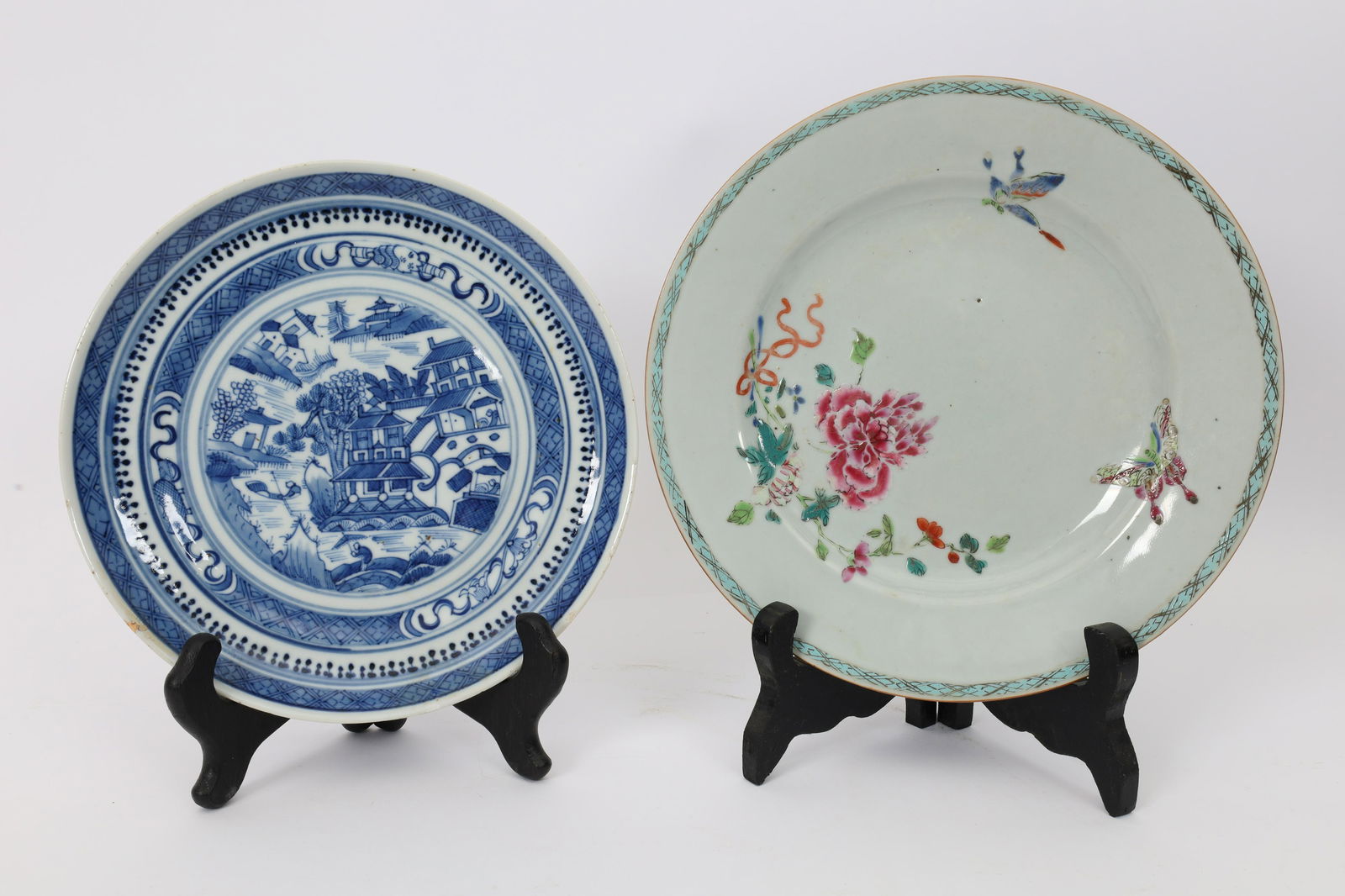 Lot Of Two Chinese Export Plates (1 of 6)