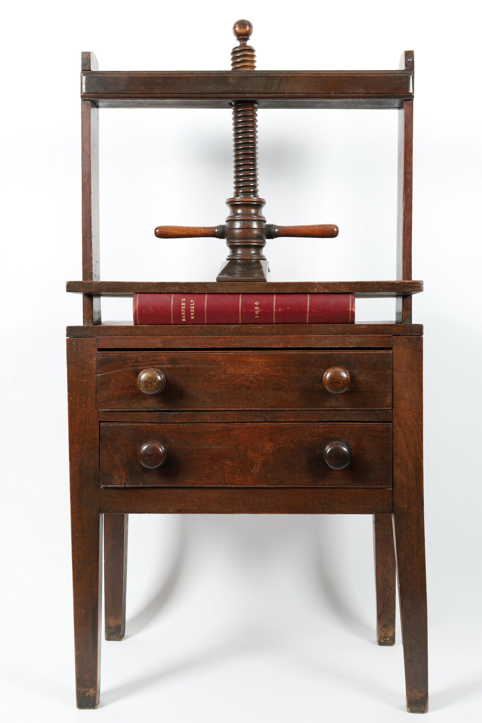 Rare Antique Georgian Map / Book Press Linen Press (1 of 10)