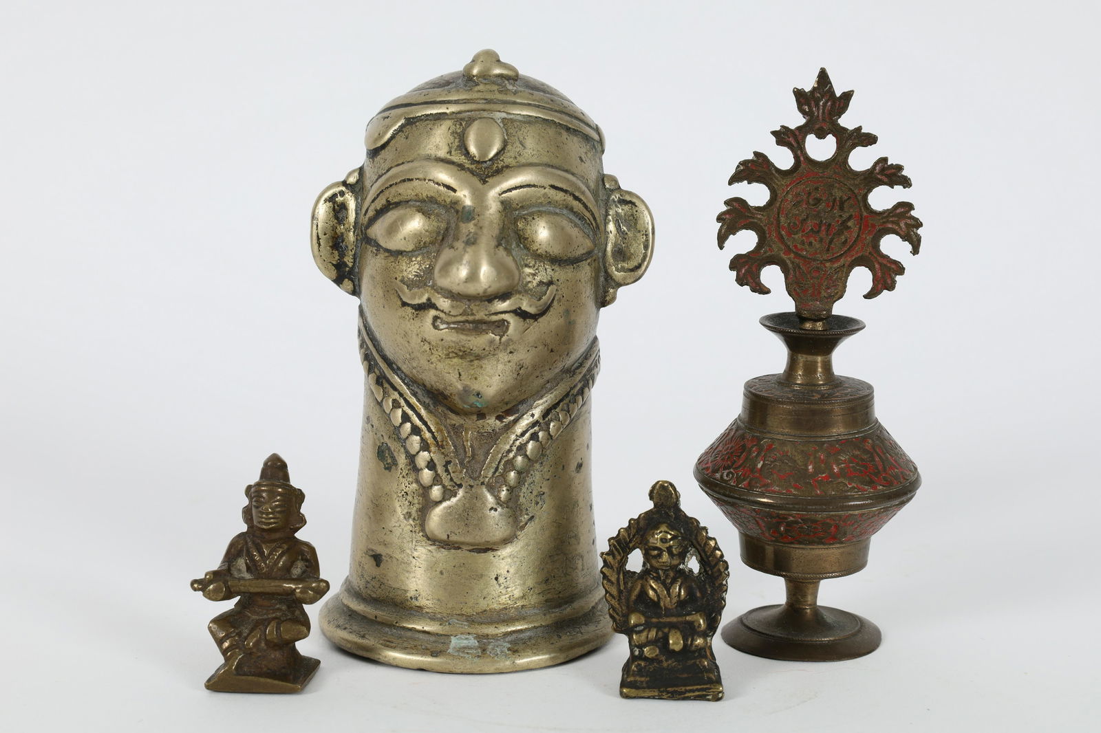 Lot of Antique Indian Bronze Items (1 of 6)