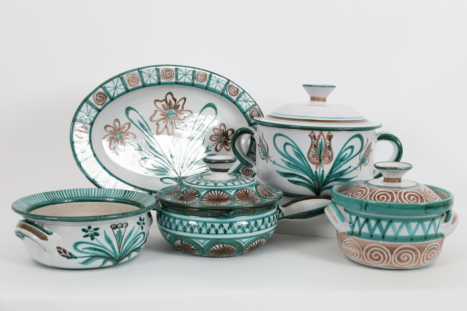 Lot Robert Picault Vallauris Mid Century Pottery (1 of 5)