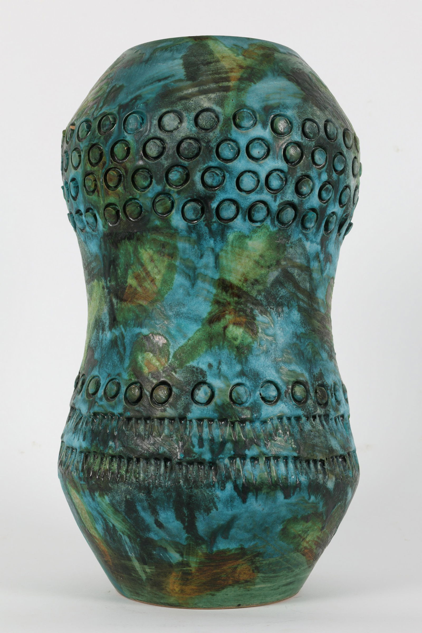 Large Sea Garden Green MCM Italy Vase Bagni Raymor (1 of 8)