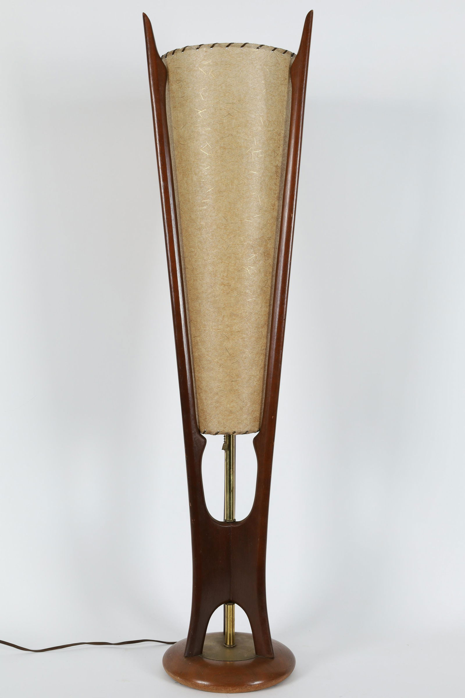 MCM Vintage Teak Majestic Atomic Floor Lamp (1 of 6)