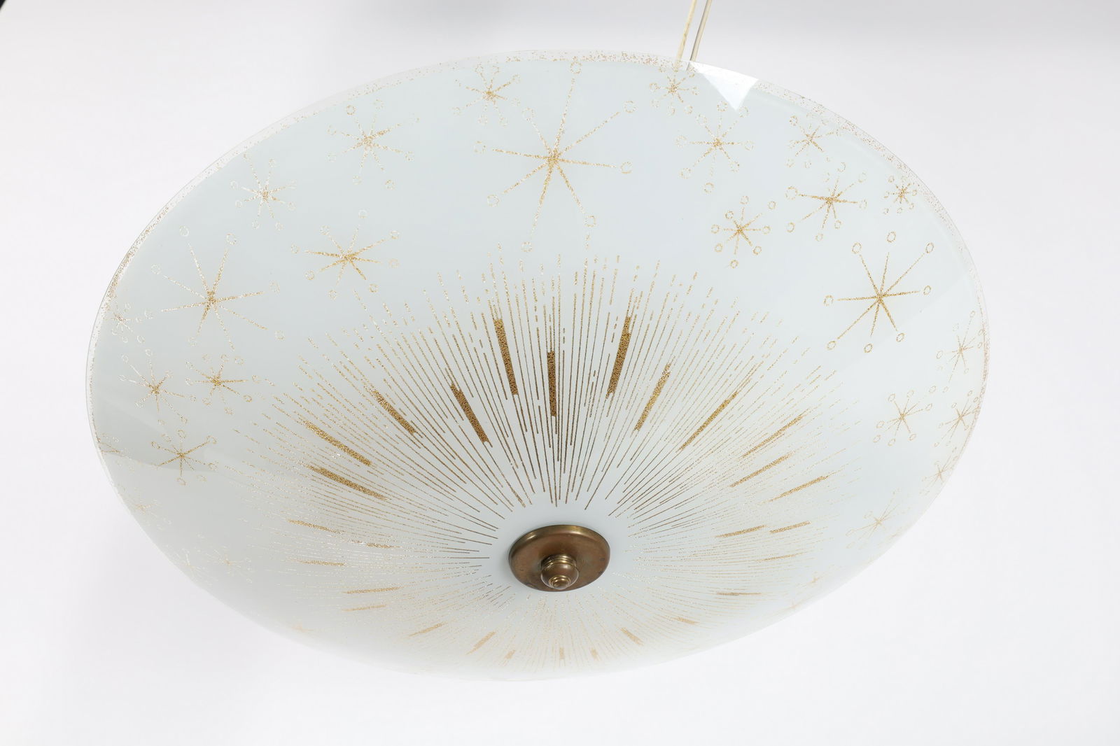 Atomic 1950s Lightolier Ceiling Light Fixture (1 of 4)