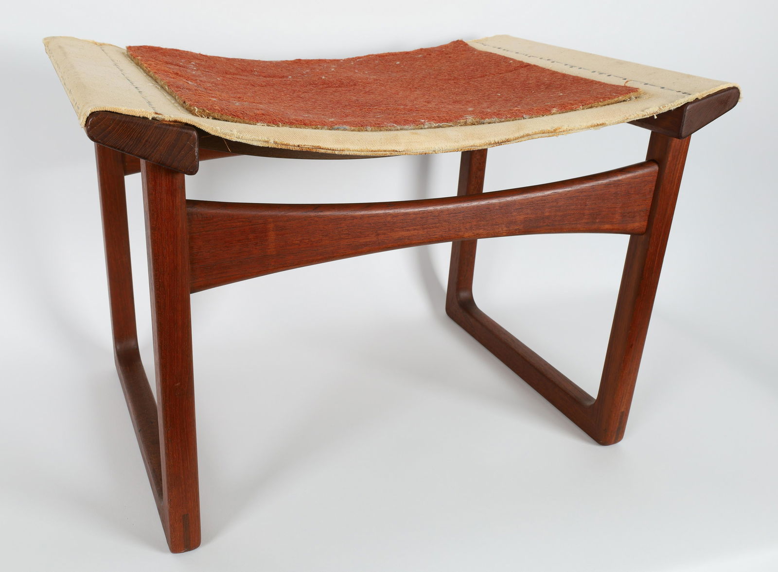 Mid Century Modern Larsen and Madsen Teak Stool (1 of 8)