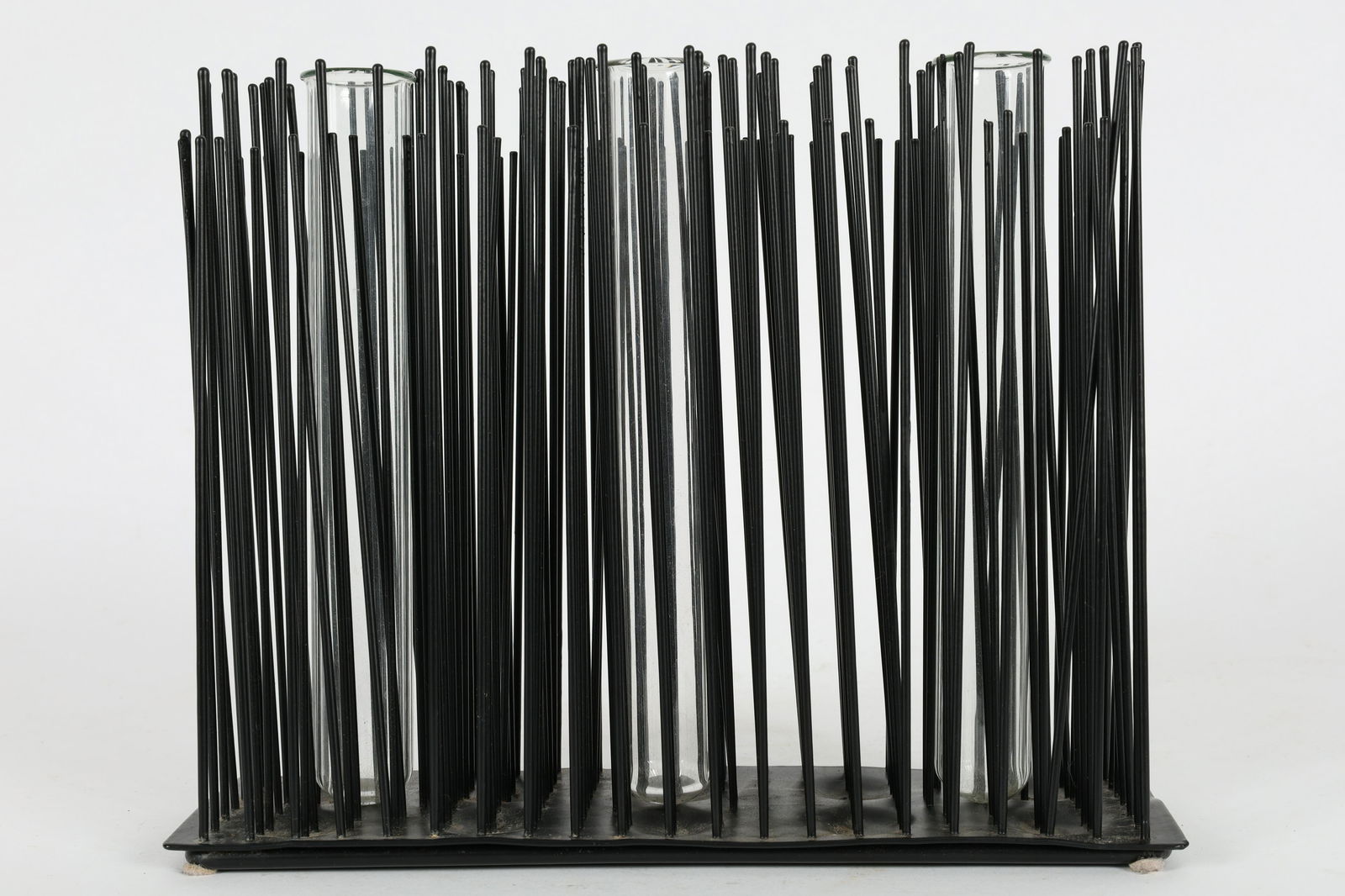 Modernist Kinetic Sculpture Wire Bud Vase (1 of 6)