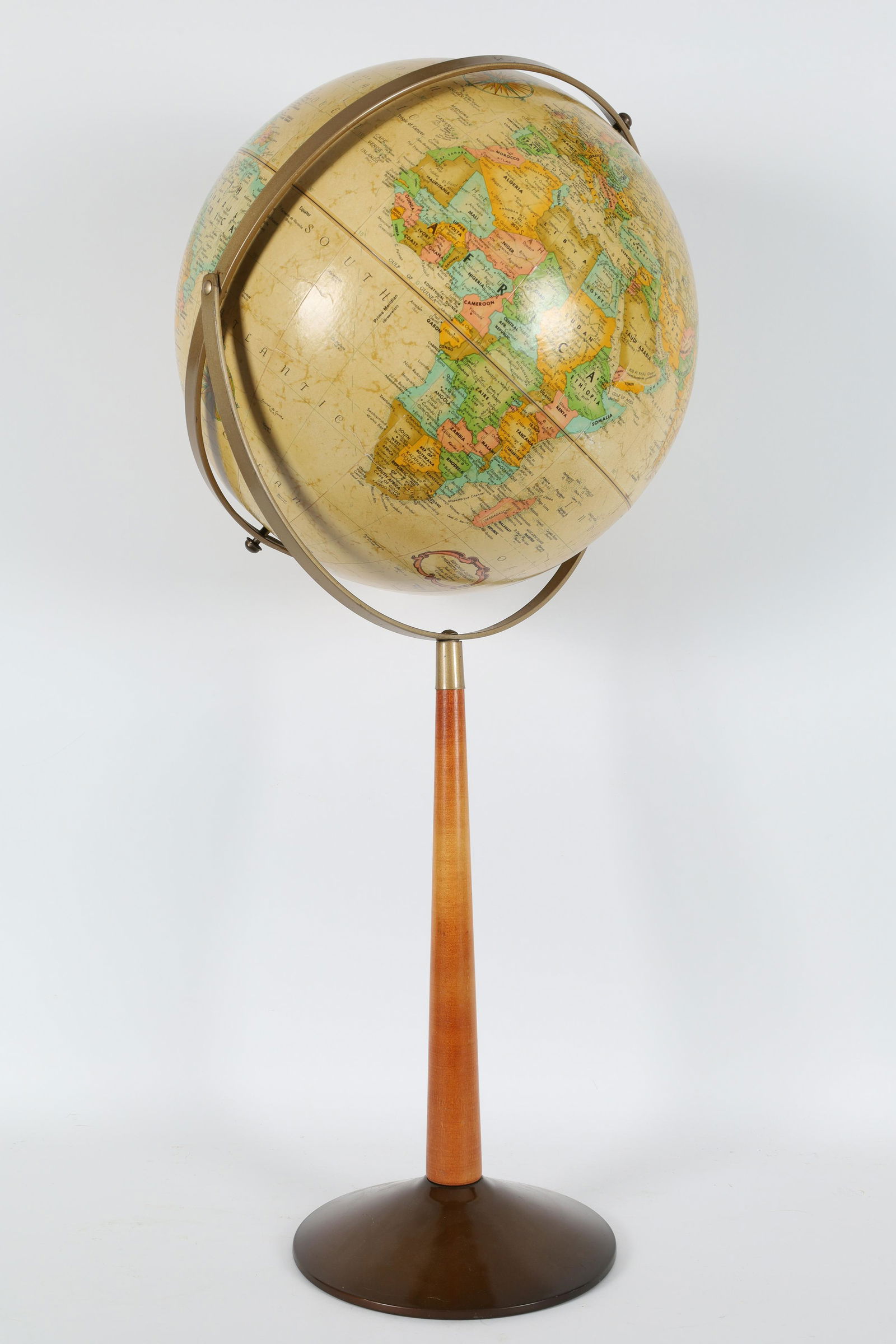 Vintage Mid Century Leroy Tolman Replogle Floor Globe (1 of 6)