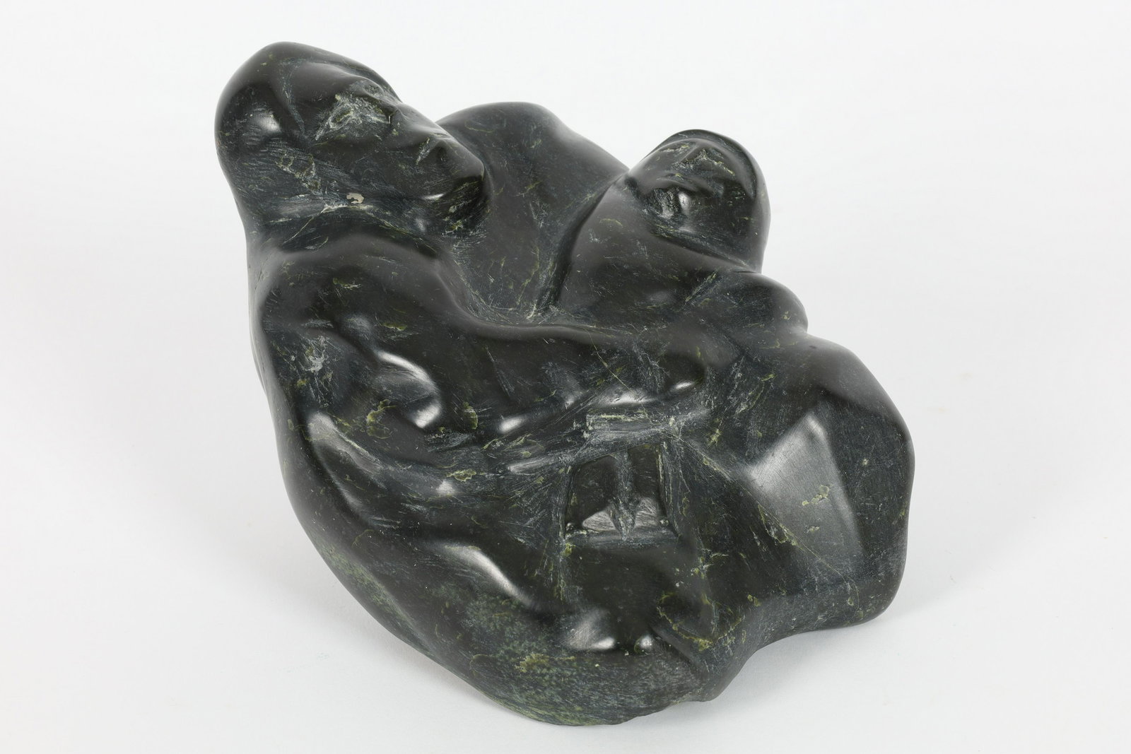 Paulosie Sivuak Inuit Soapstone Figural Carving (1 of 8)