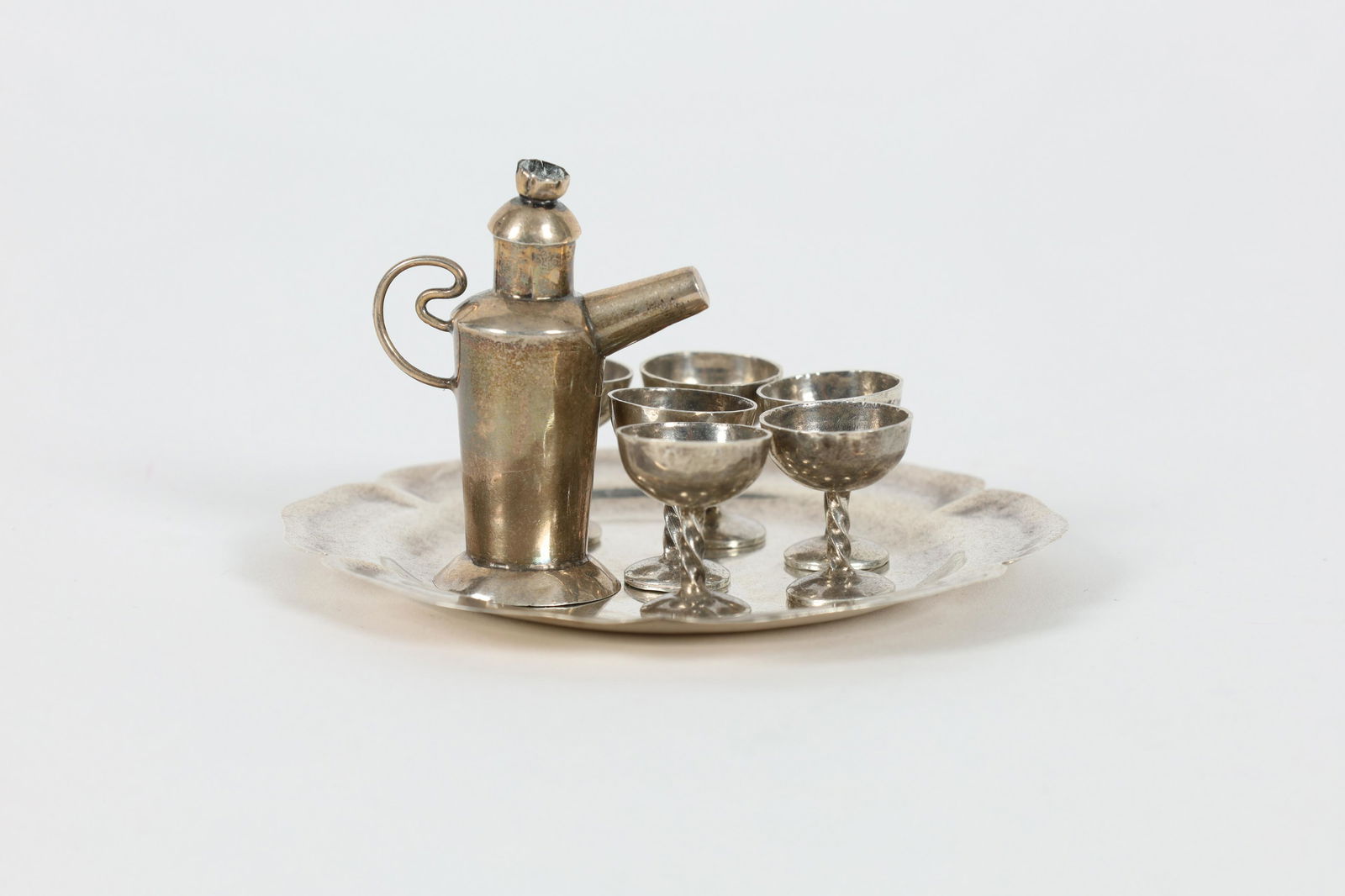 Mexican Miniature Rare Sterling Cocktail Set (1 of 3)