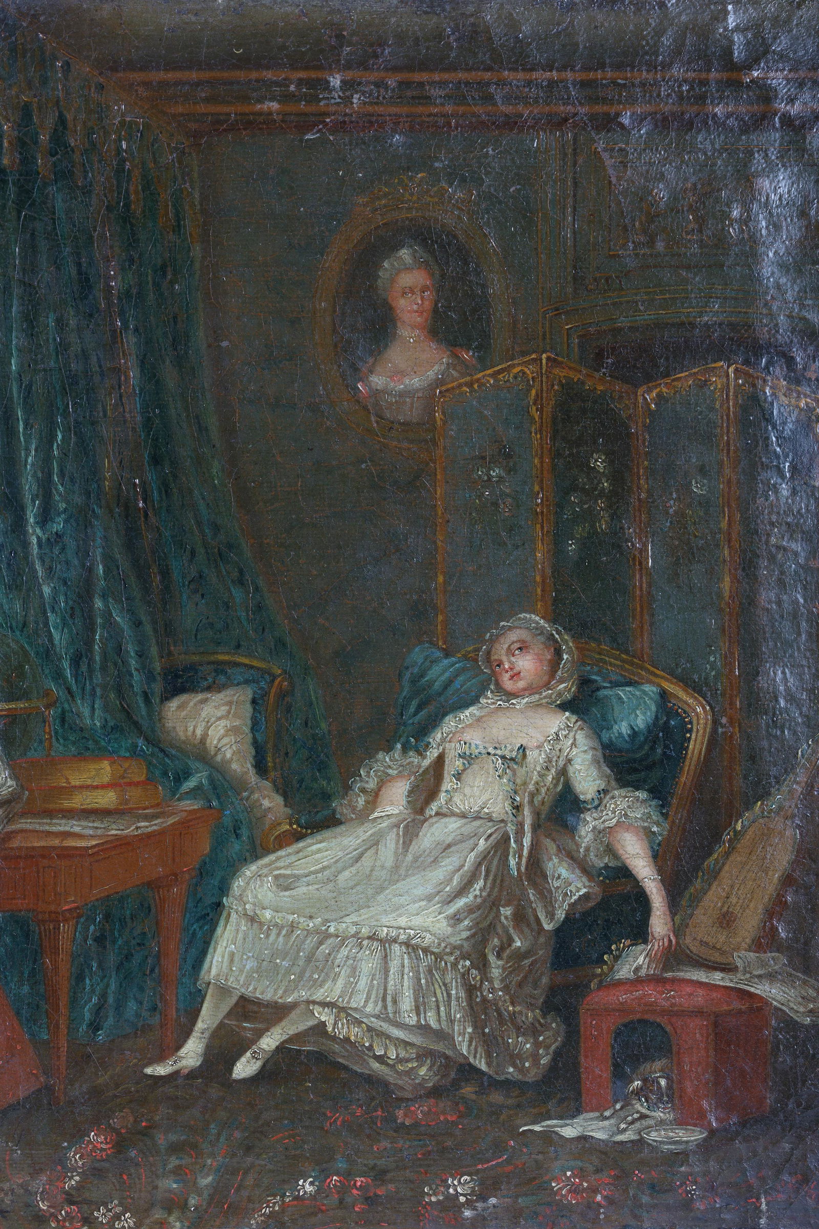 Circle Pierre-Antoine Baudouin Painting La Lecture (1 of 11)