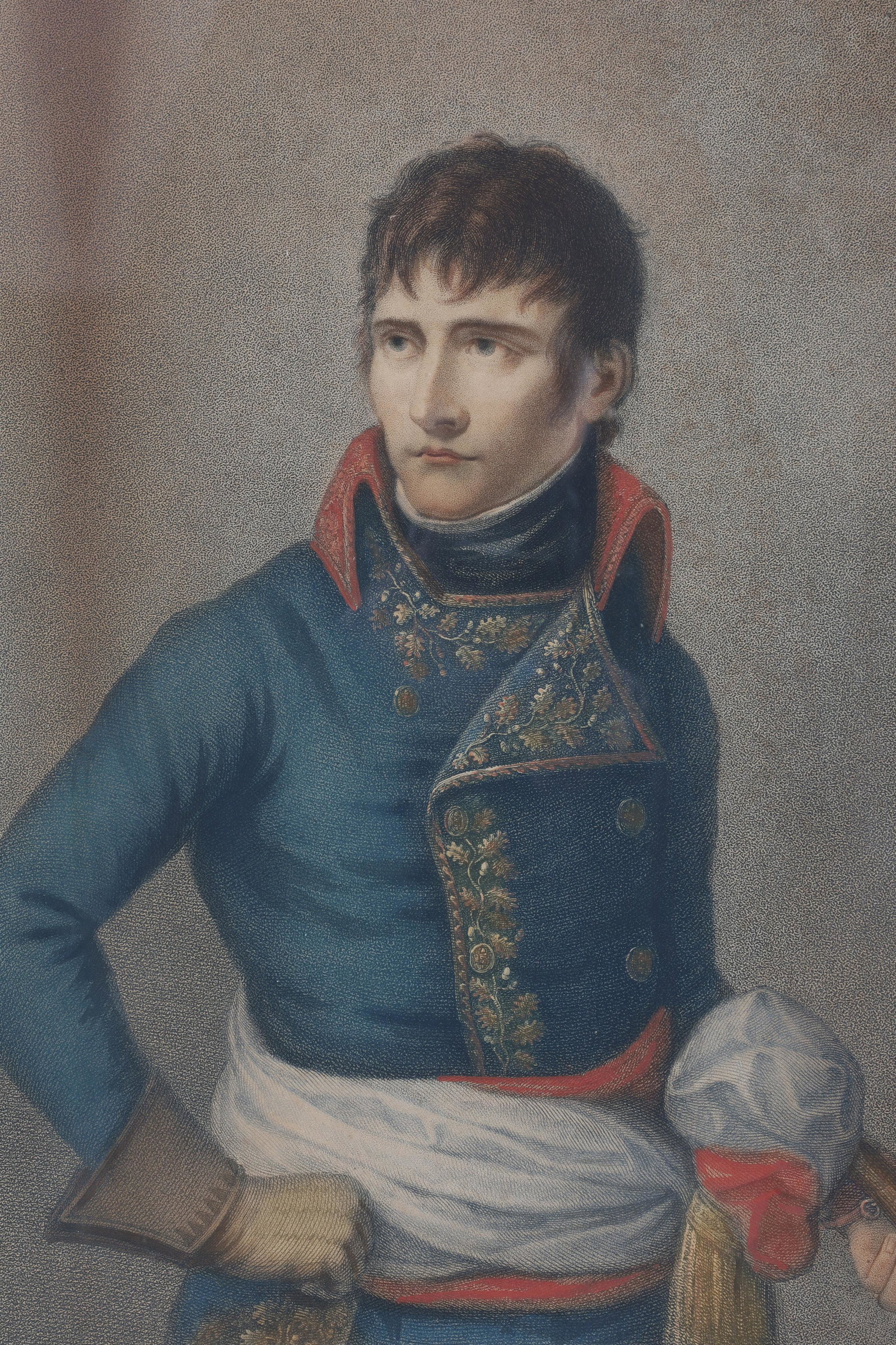 Francesco Bartolozzi Engraving Napoleon Bonaparte: Francesco Bartolozzi (Italian, 1727-1815) After Andrea Appiani Portrait of Napoleon Bonaparte, First Consul. Engraving and stipple engraving on paper. Published London, England January 15th 1805. Some