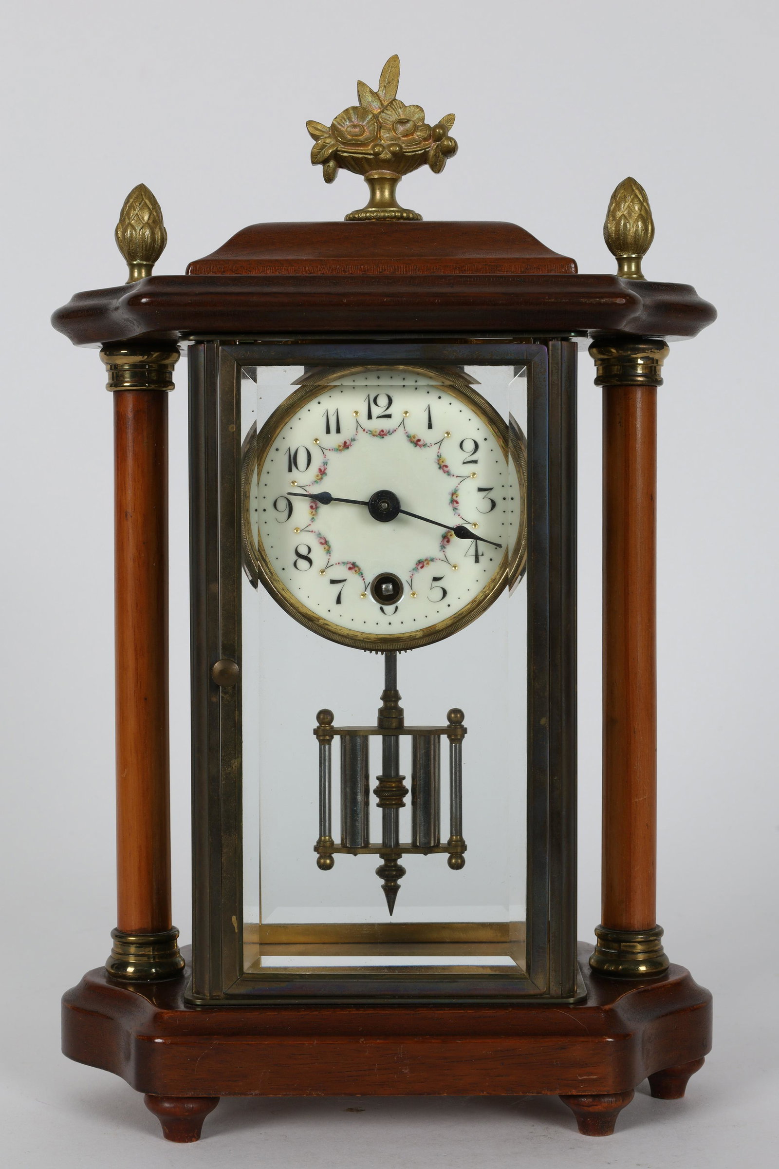 Small English Neoclassical Table Clock (1 of 9)