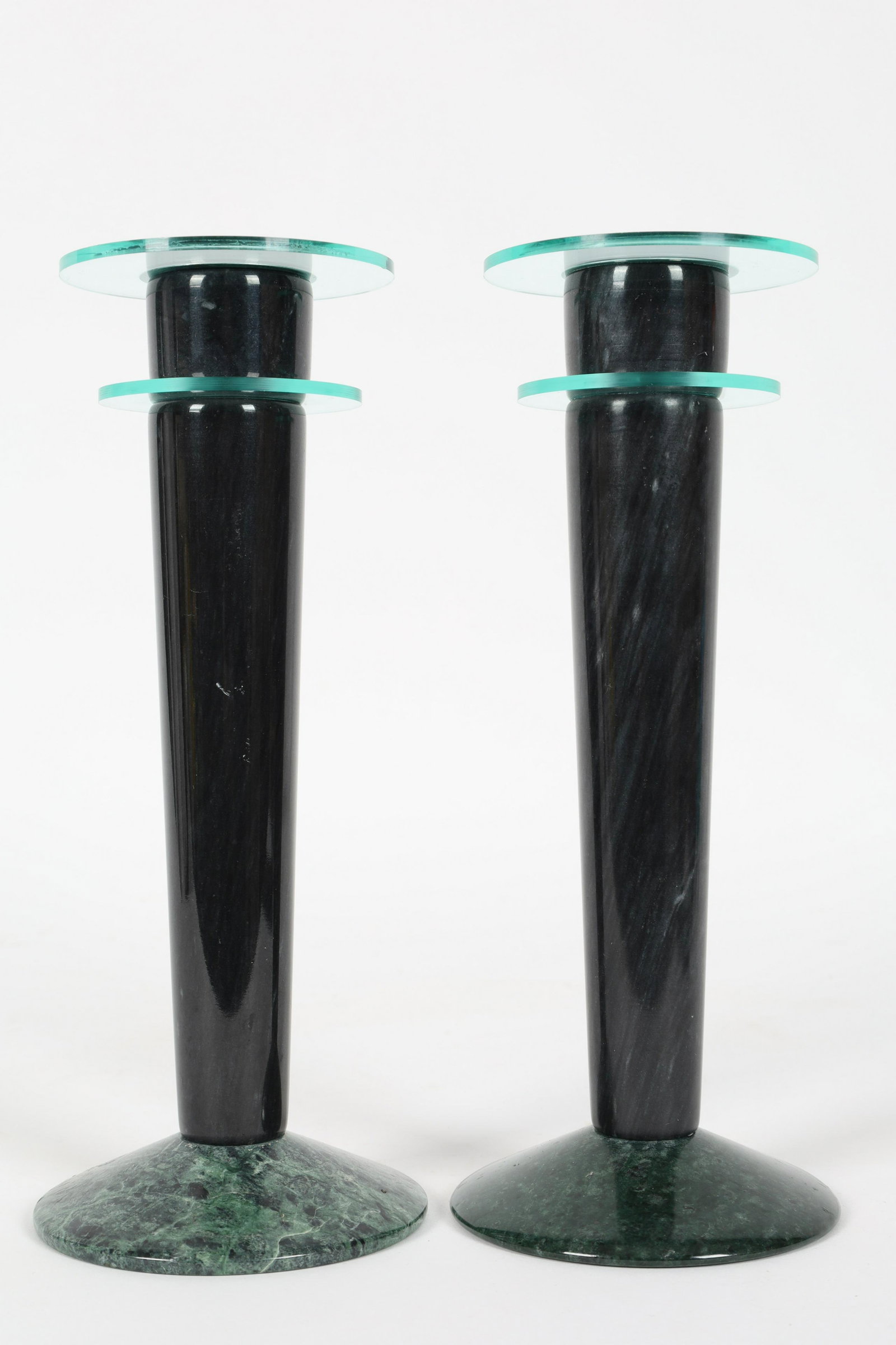Pair Post Modern Memphis Design Candle Holders (1 of 4)