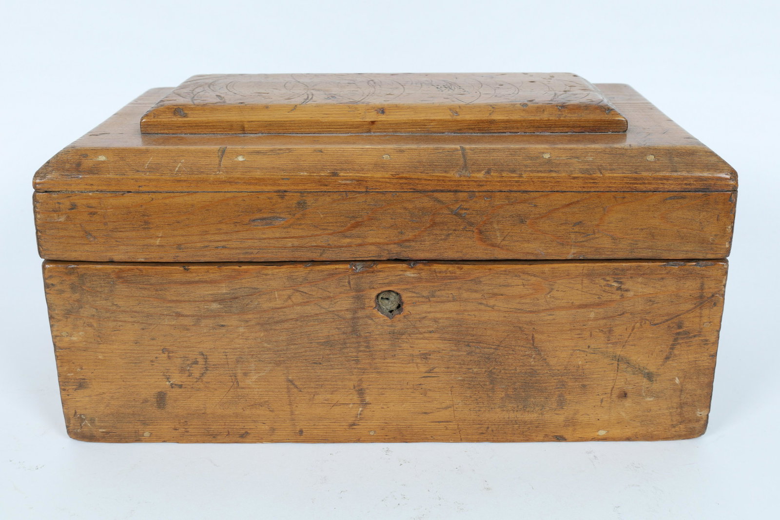 Small Antique Pine Box (1 of 5)