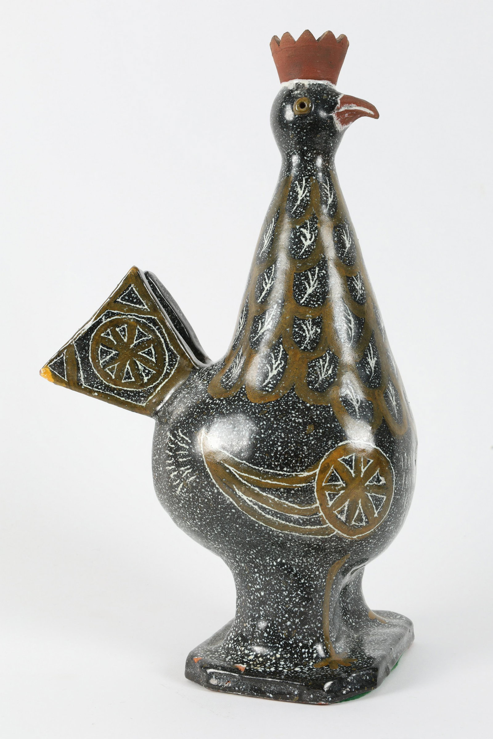 Mid Century Alfaraz Spain Ceramic Bird Vase (1 of 9)