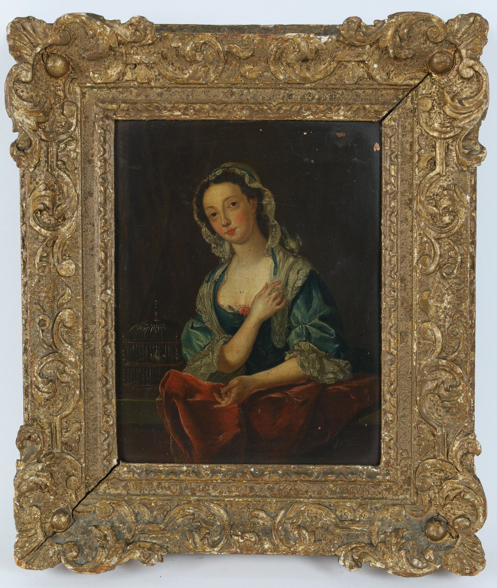 18th C Portrait on Copper, Peg Woffington (1 of 8)