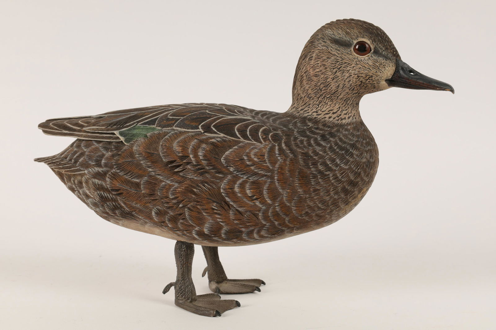 Wood Carved Duck Decoy Hugh Parks NB (1 of 9)