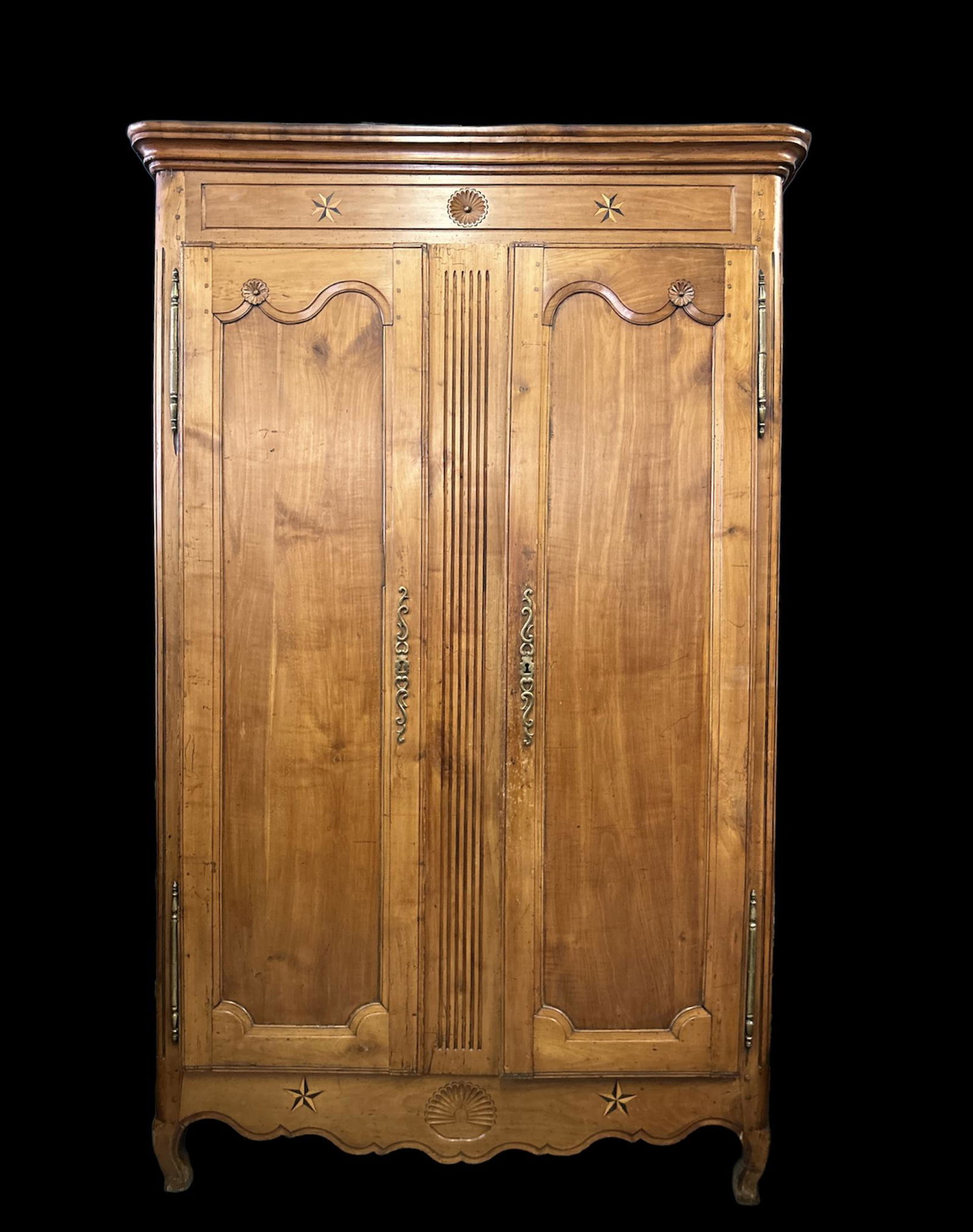 Antique 19th C French Provincial Country Armoire (1 of 7)