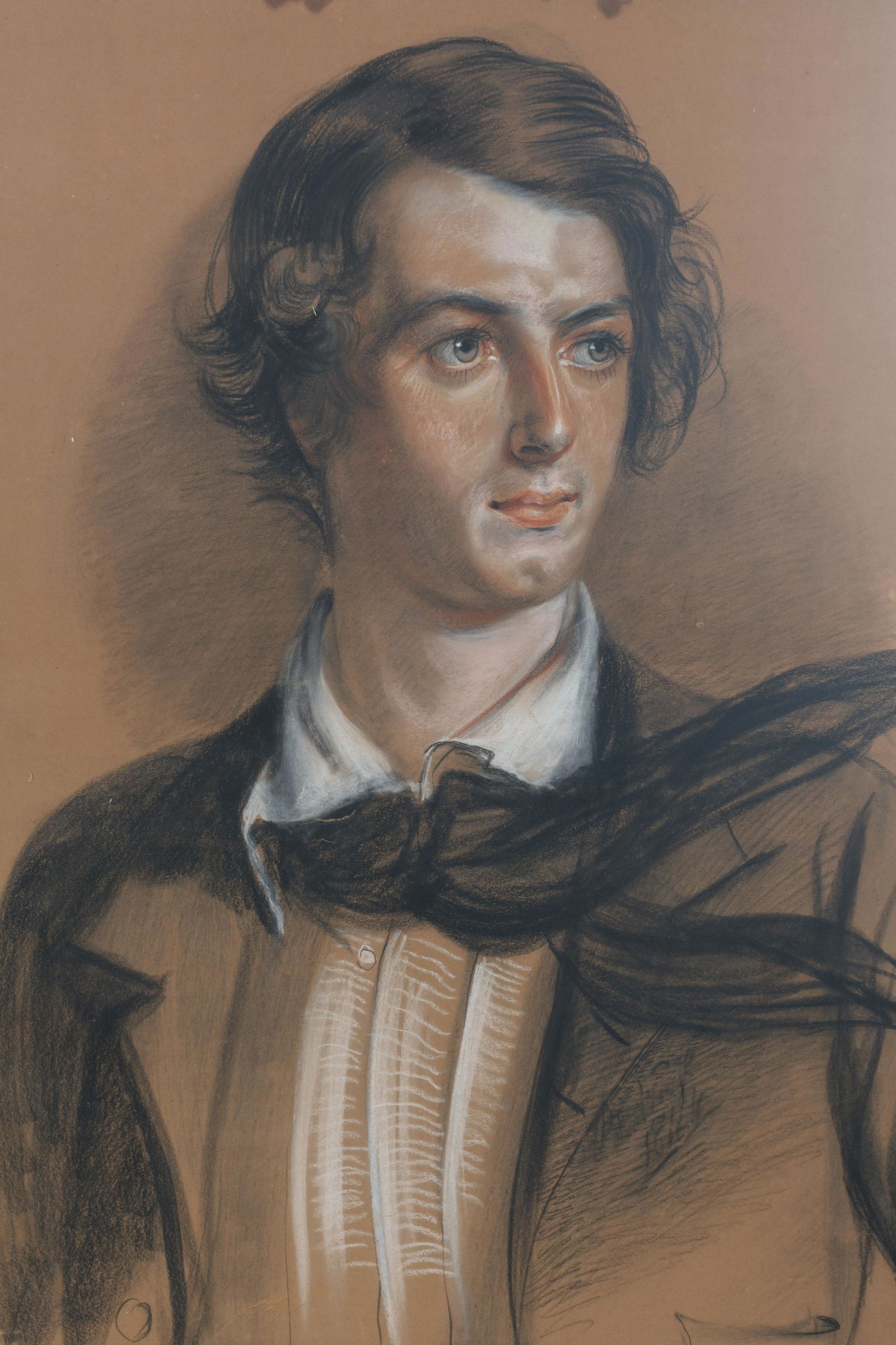 Dante Gabriel Rossetti (Attr) Pastel Portrait (1 of 8)