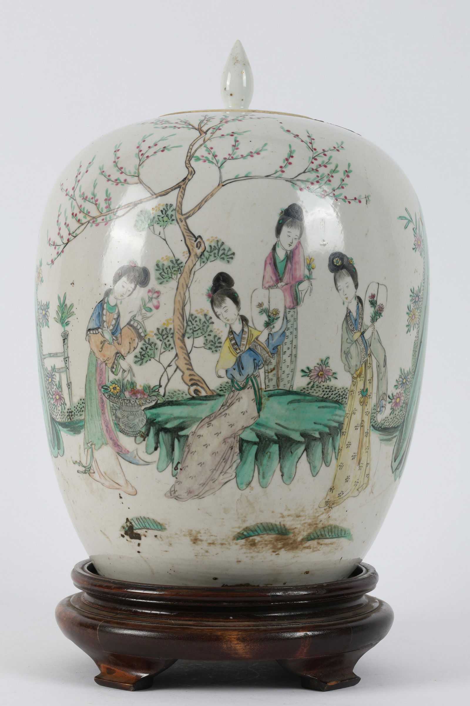 Antique Chinese Famille Rose Ginger Jar (1 of 14)